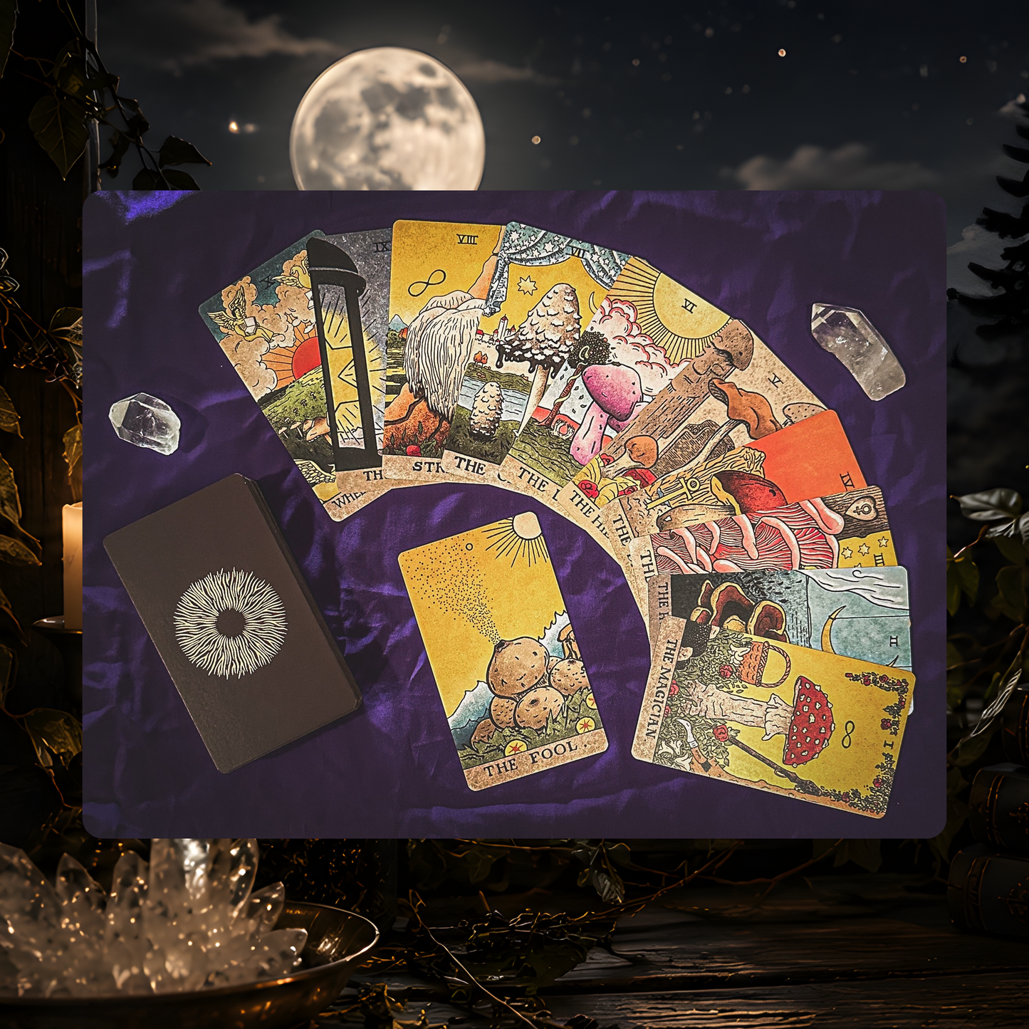 The Mushroom Hunter's Arcanum Tarot Deck