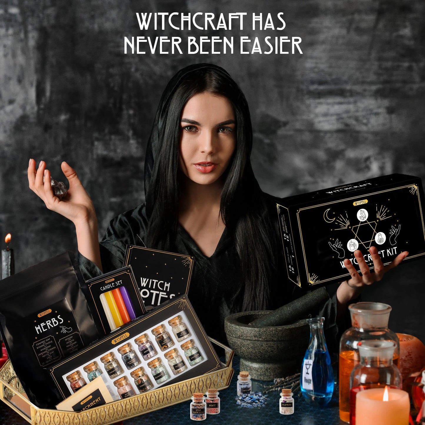 Witchcraft Ritual Kit (54-Piece)