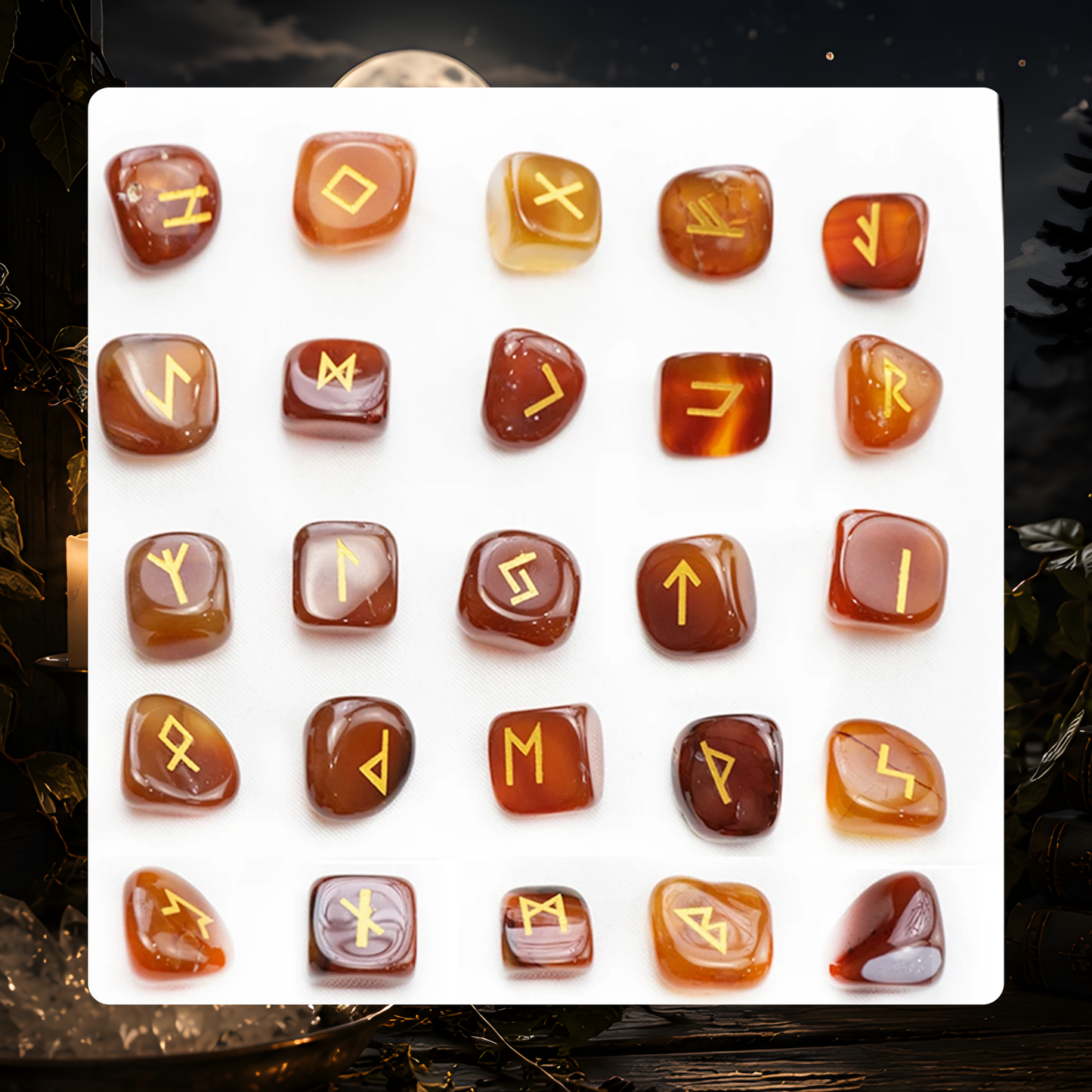 Crystal Rune Stone Set