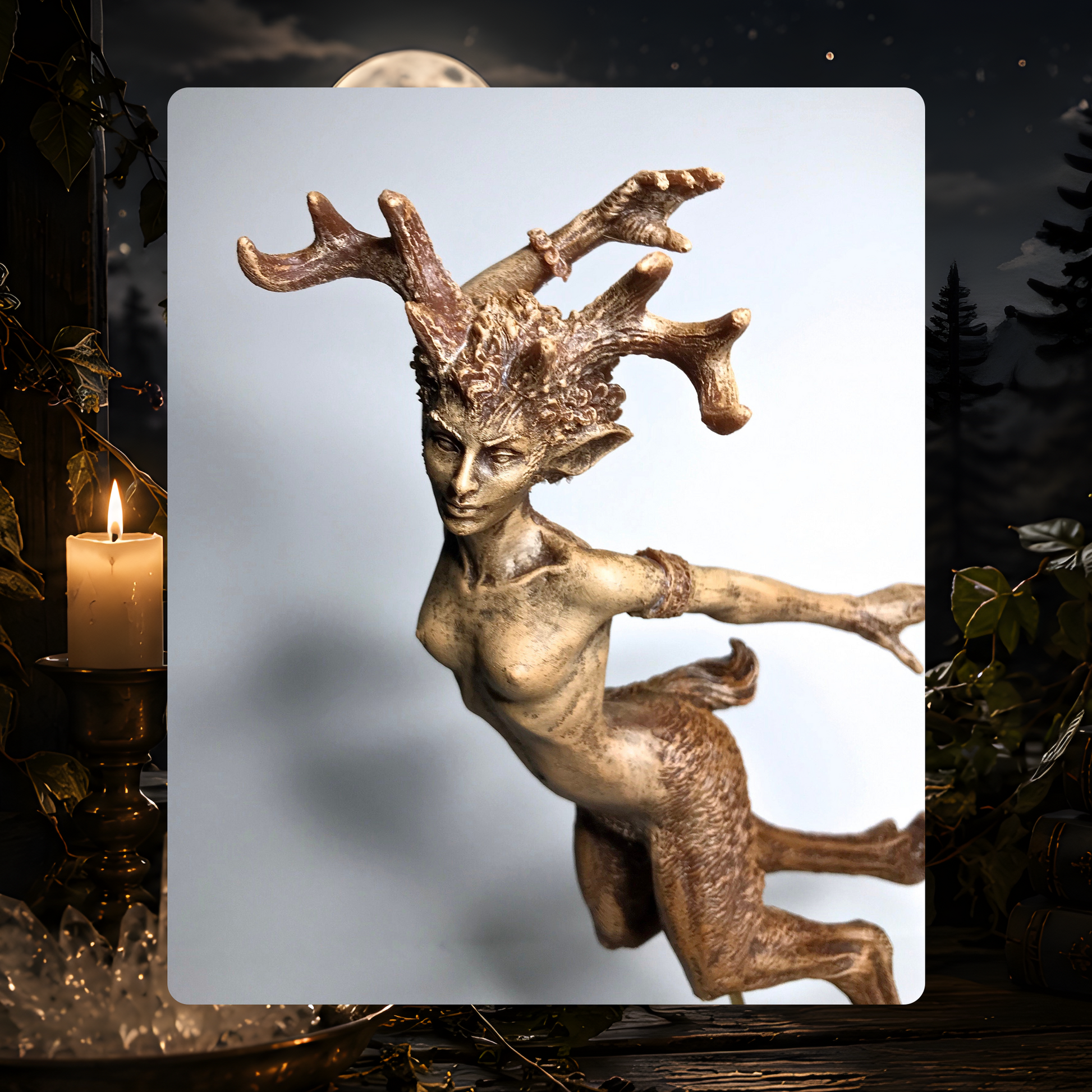 Woodland Faun Statue