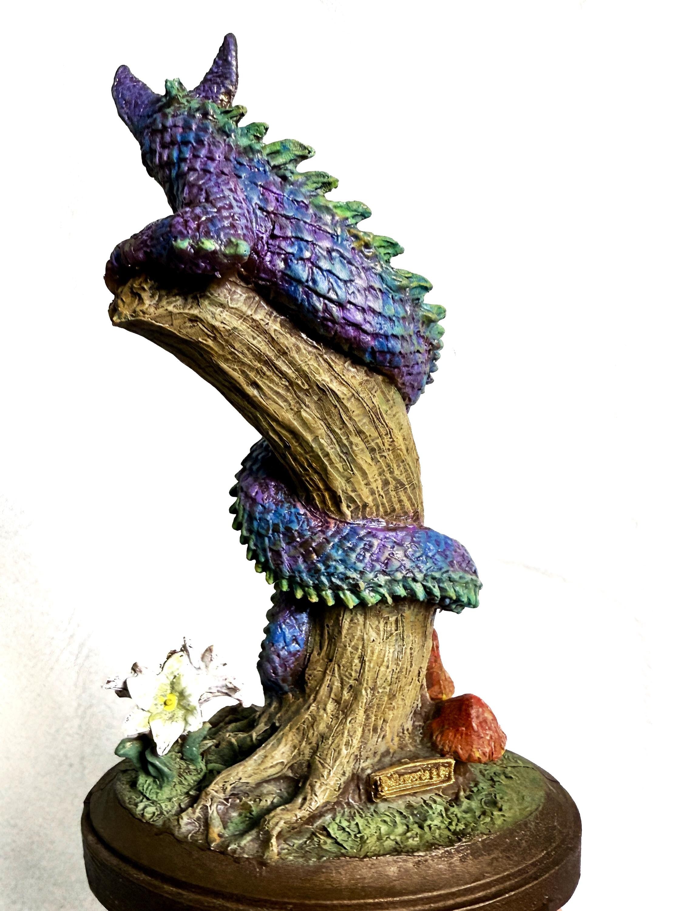 Tatzelwurm Dragon Cat Statue