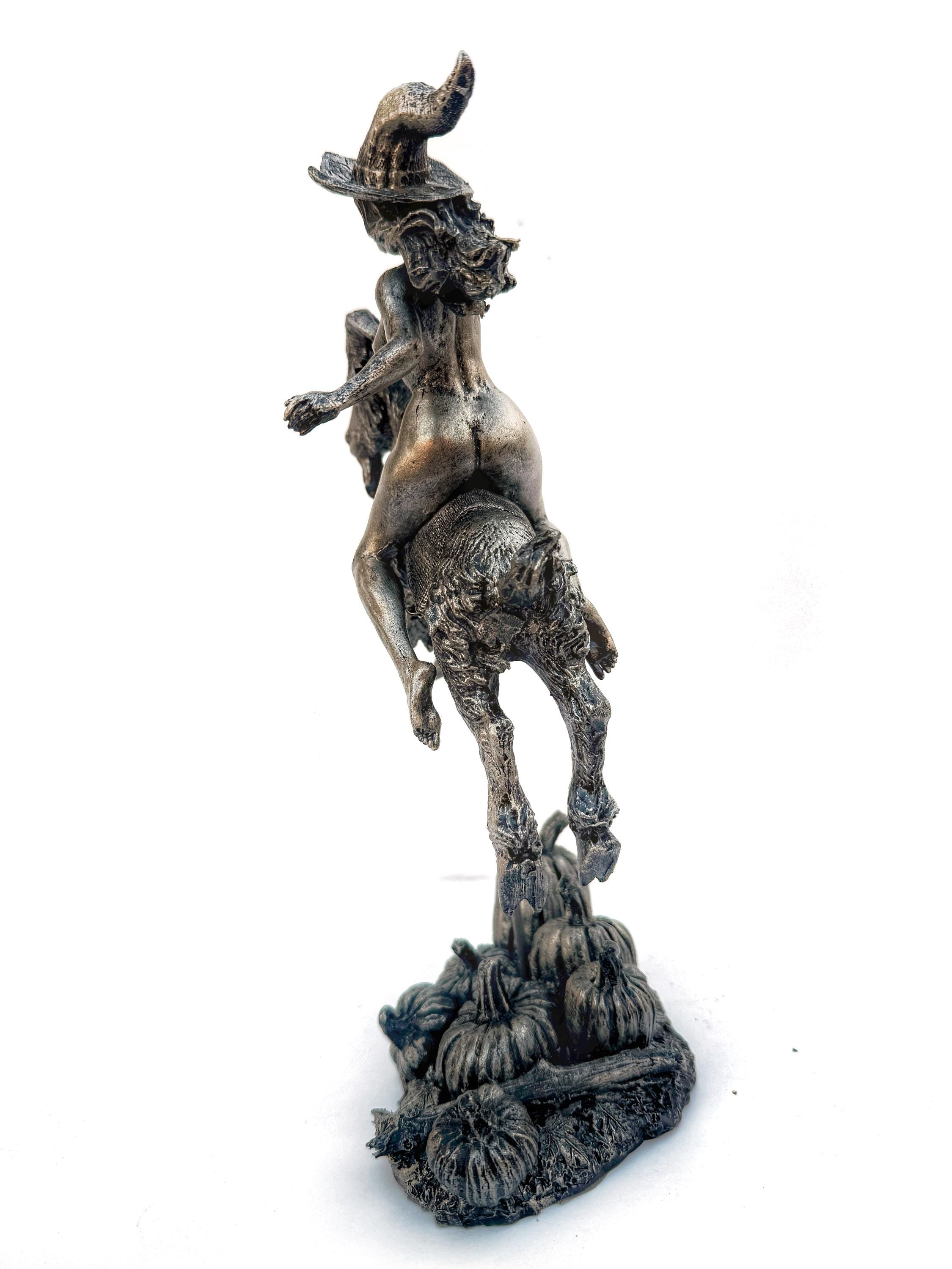 Witch's Sabbath Goat Rider Statue
