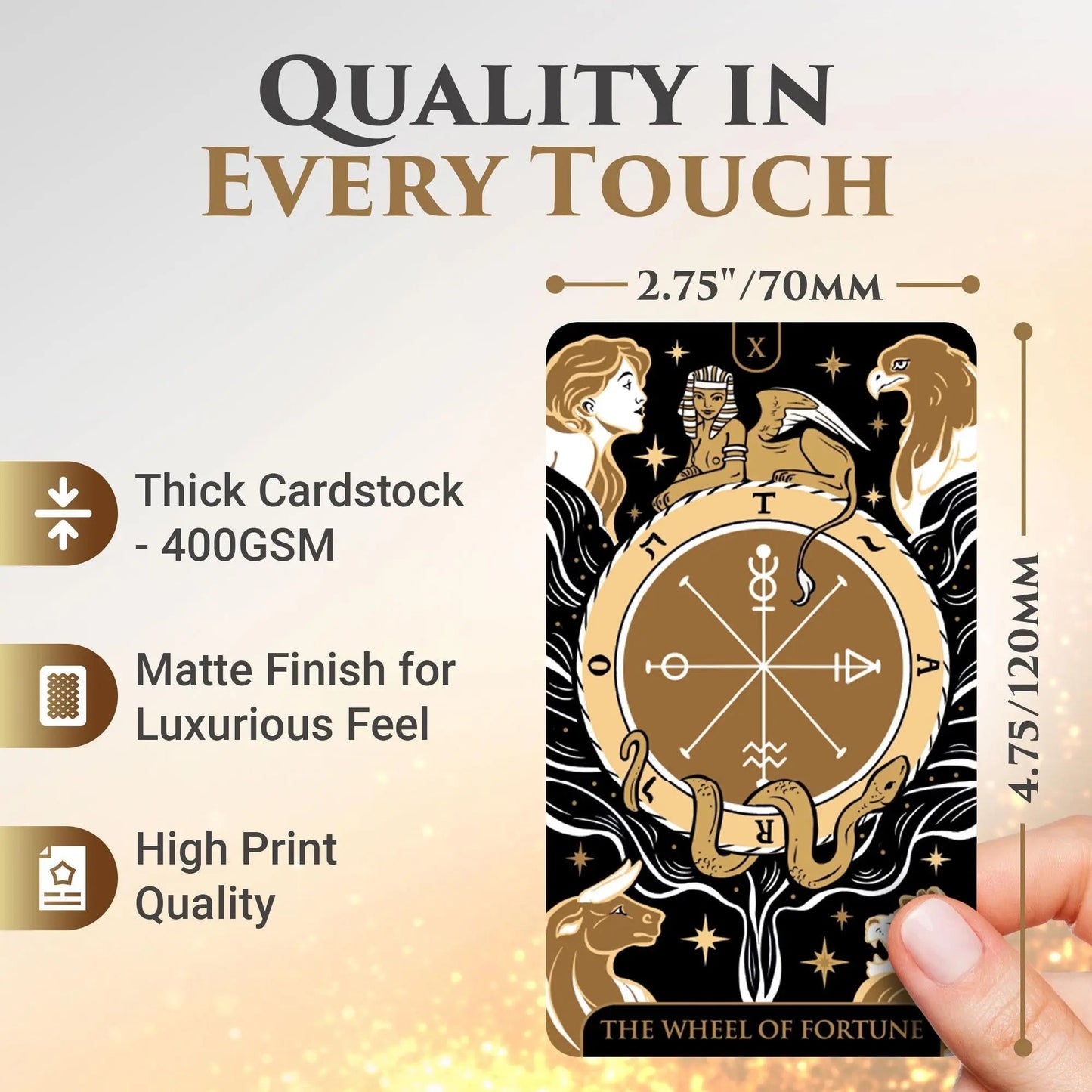Starlight Gold Tarot Deck