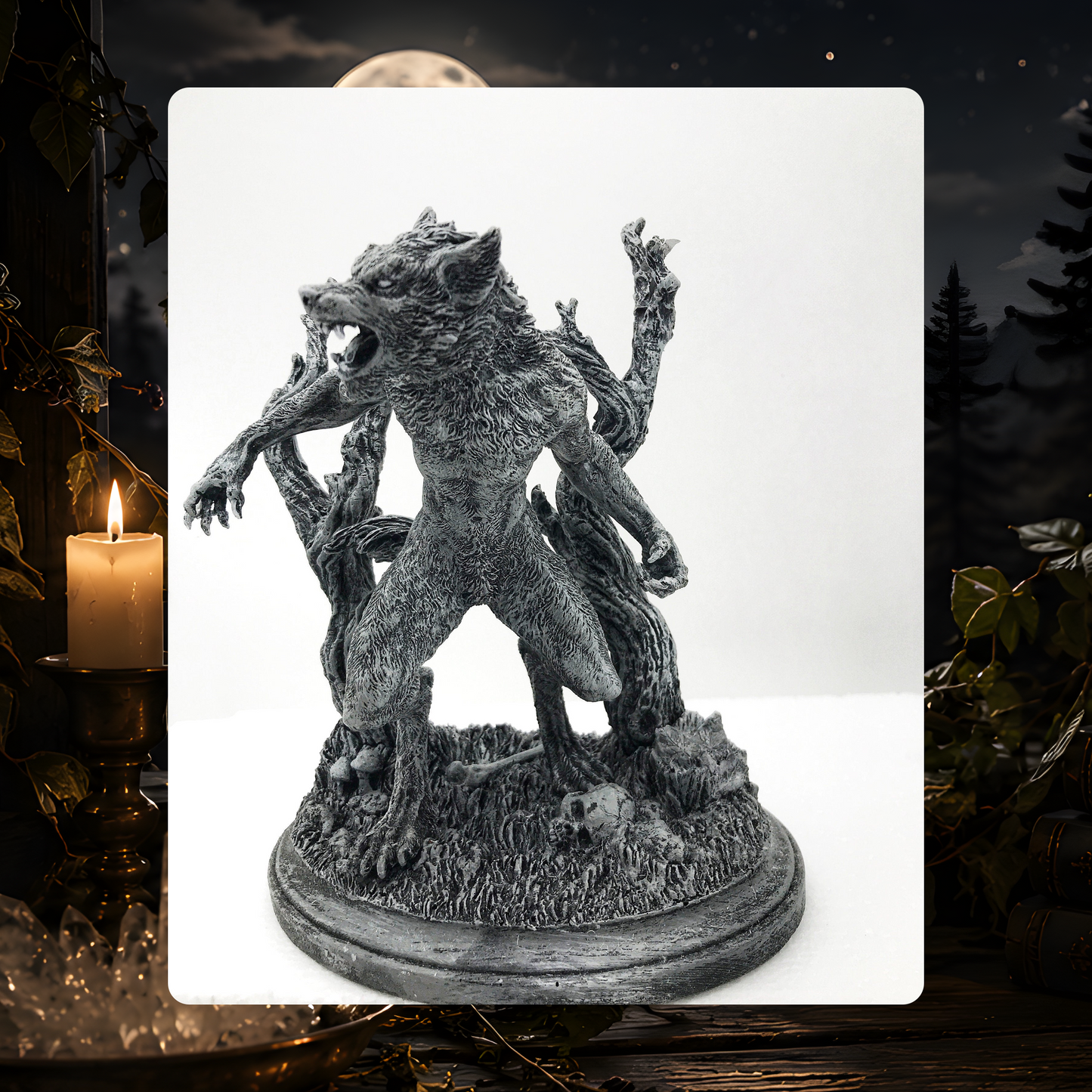 Werewolf Statue