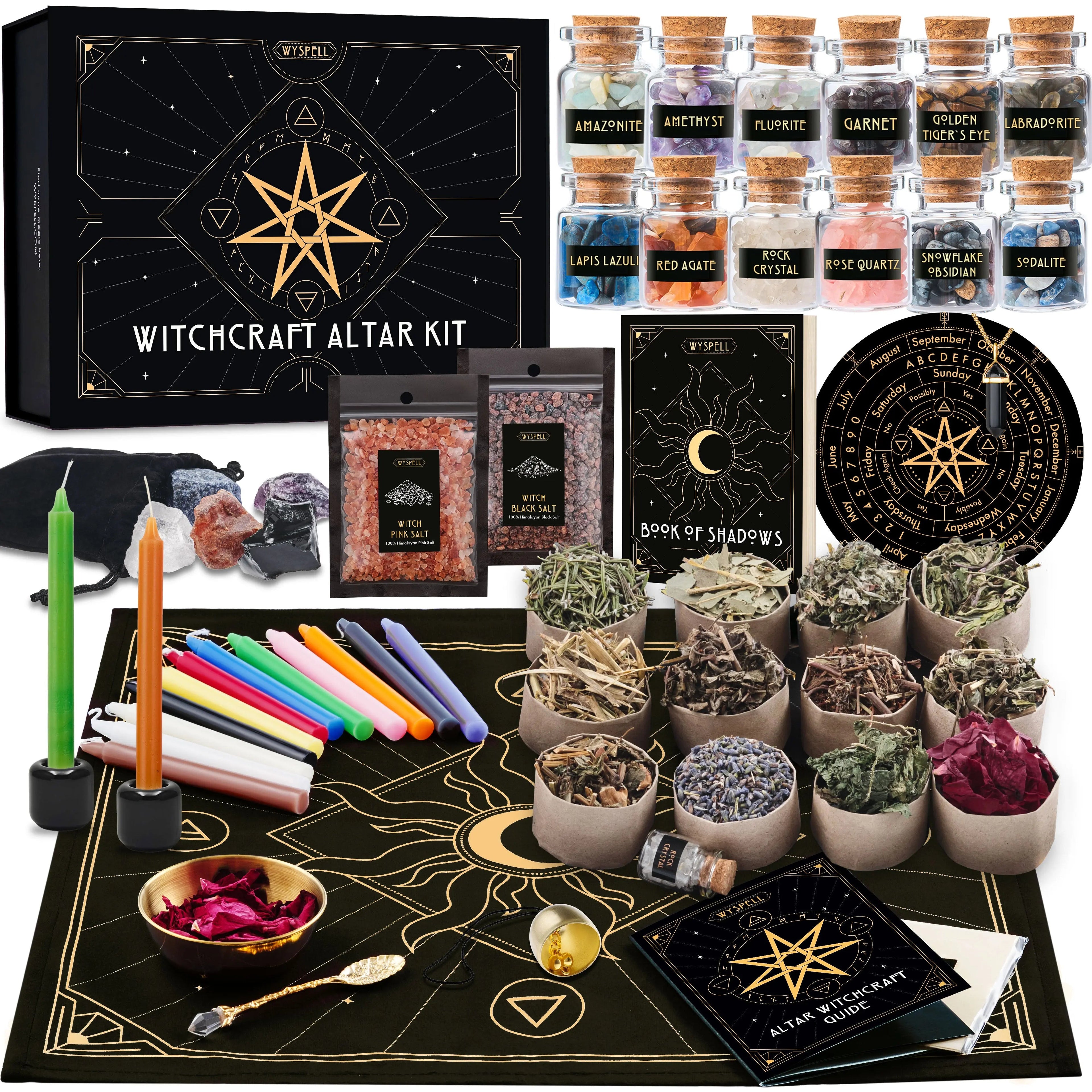 77-Piece Witchcraft Altar Kit