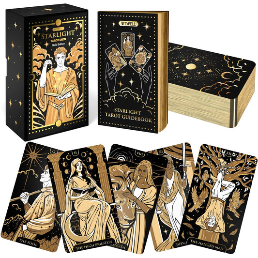 Starlight Gold Tarot Deck