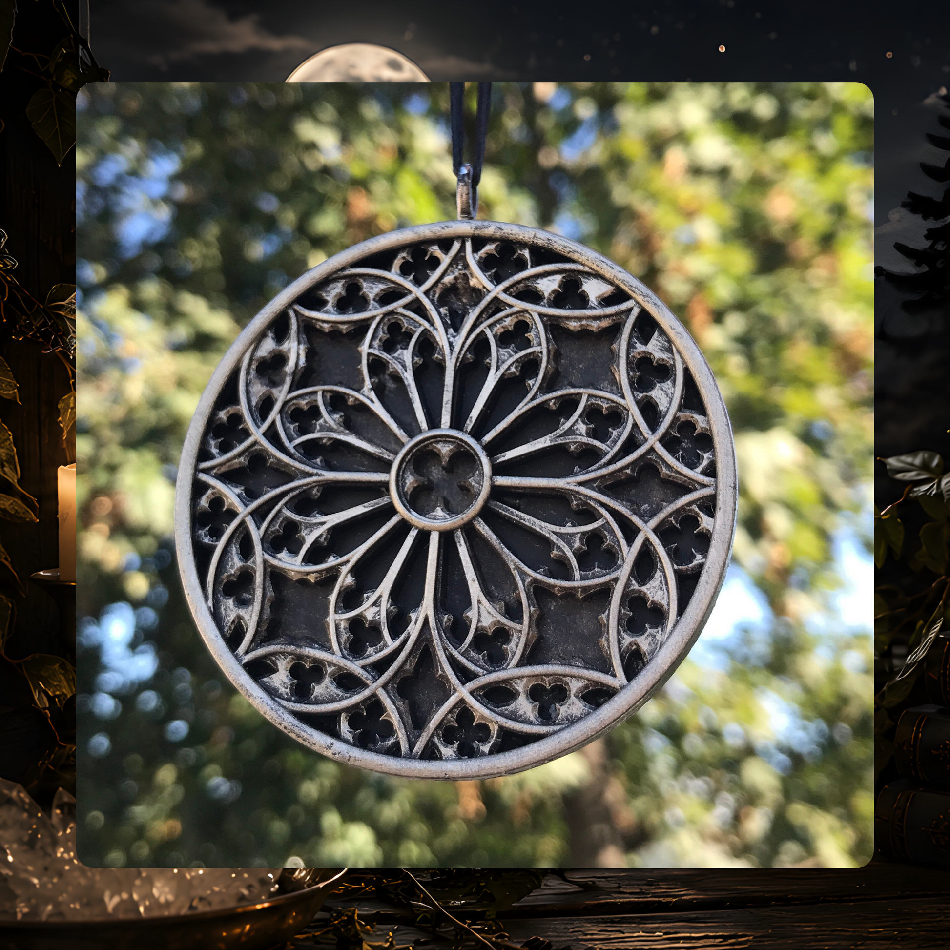 Gothic Cathedral Window Ornament