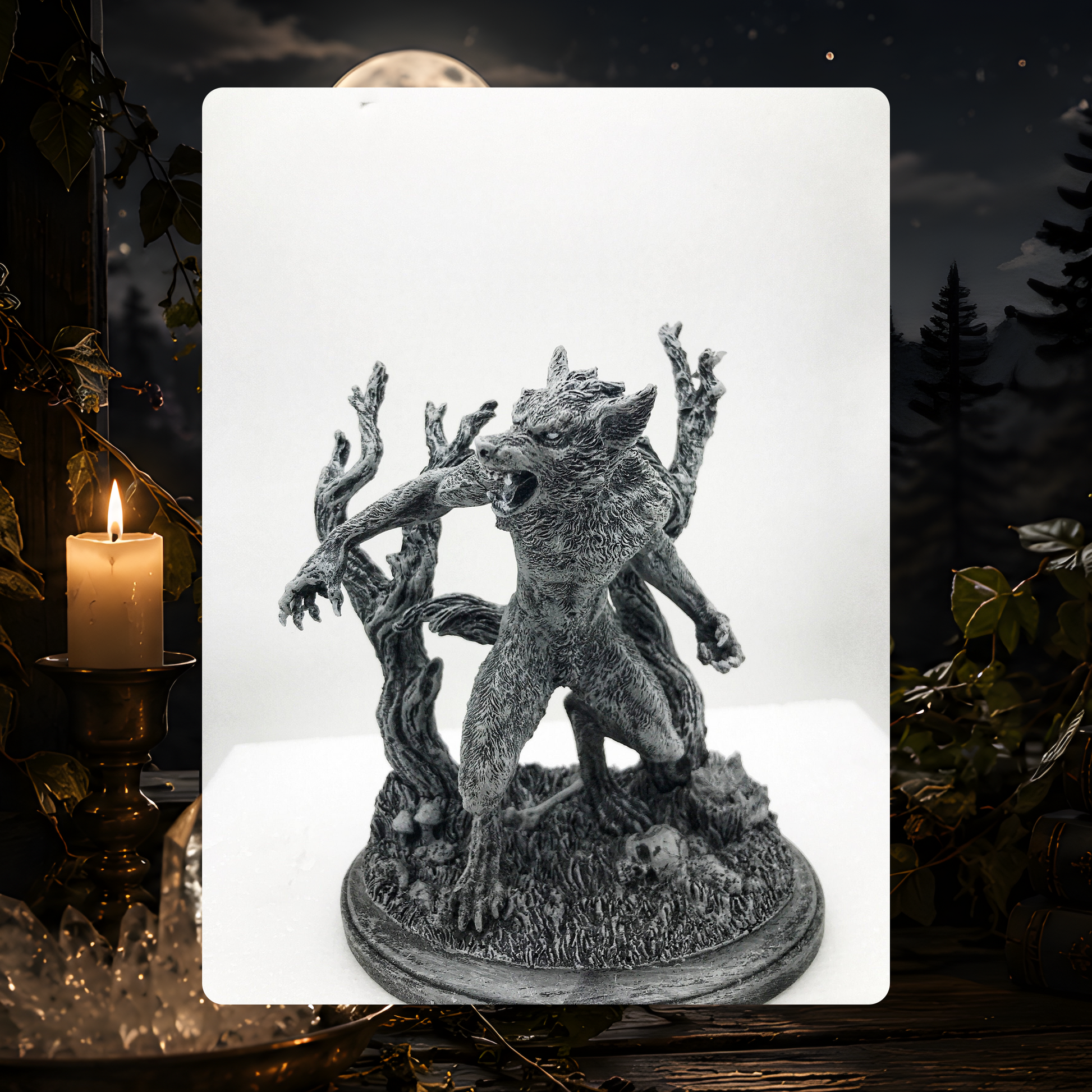 Werewolf Statue