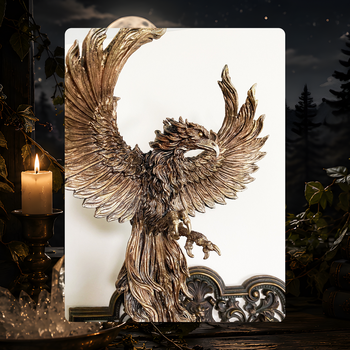 Phoenix Rising Statue