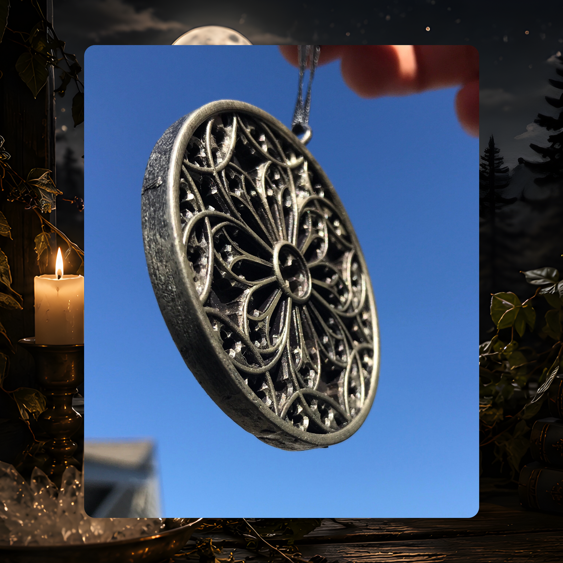 Gothic Cathedral Window Ornament