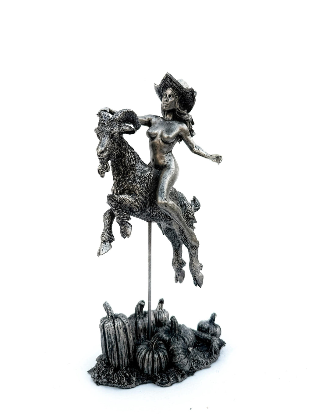 Witch's Sabbath Goat Rider Statue