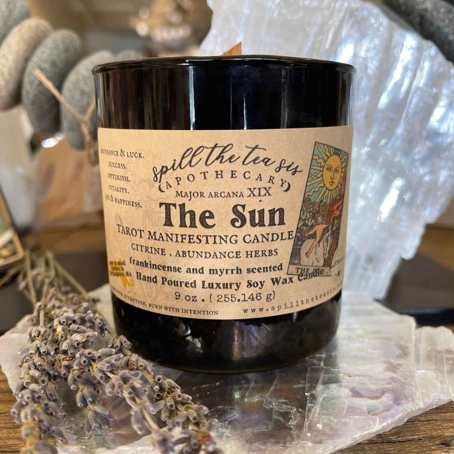The Sun Tarot Candle