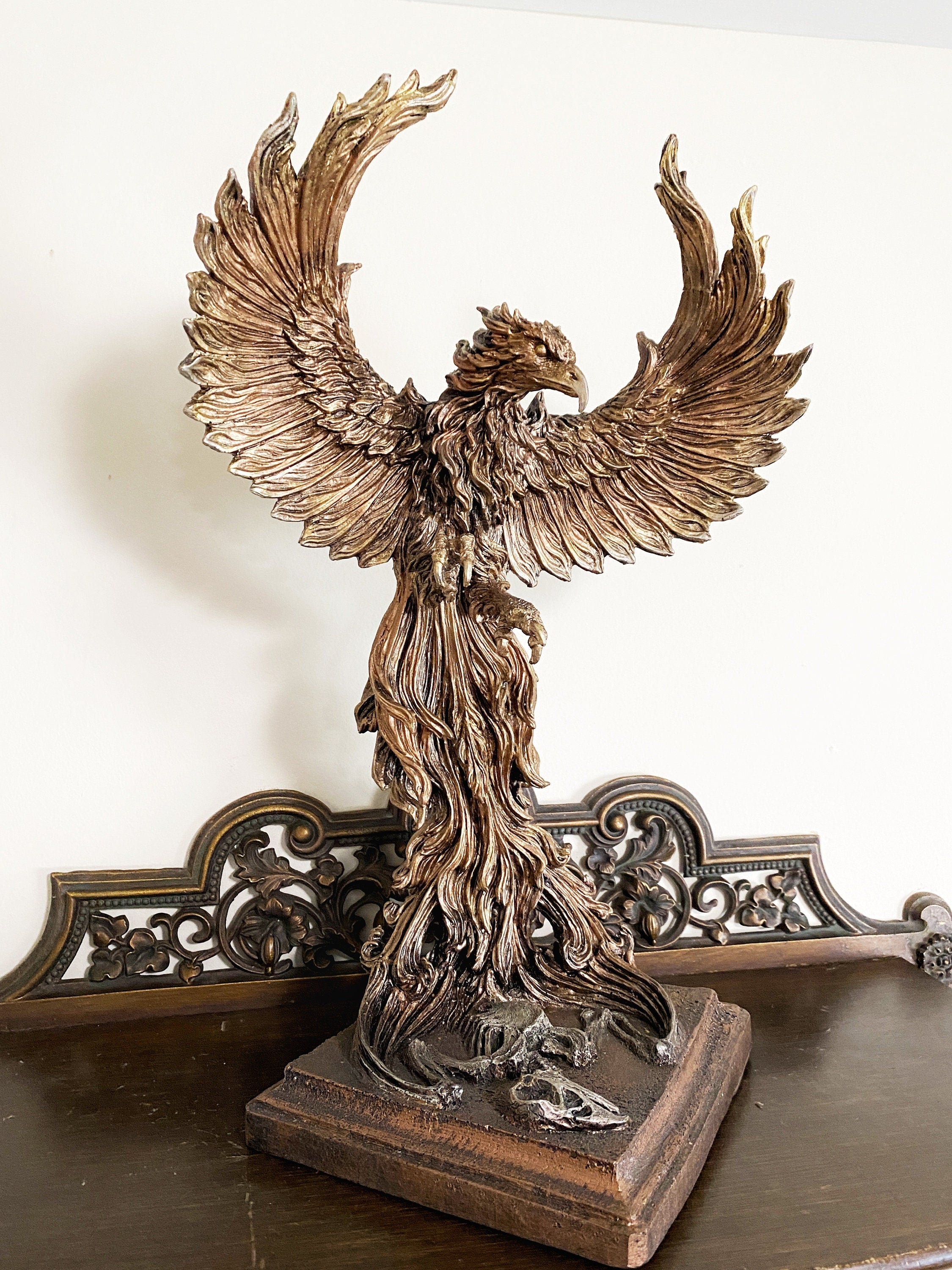 Phoenix Rising Statue