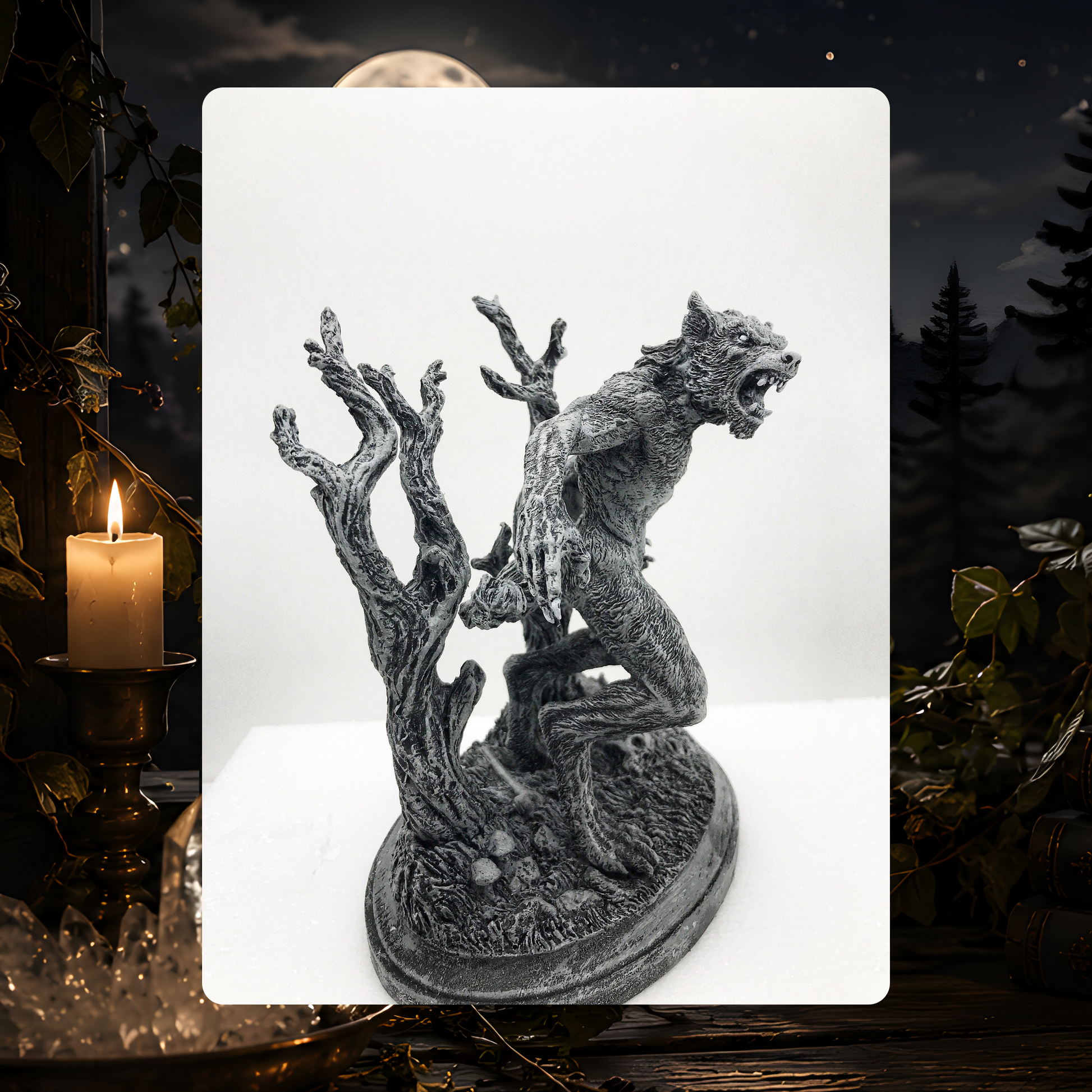 Werewolf Statue