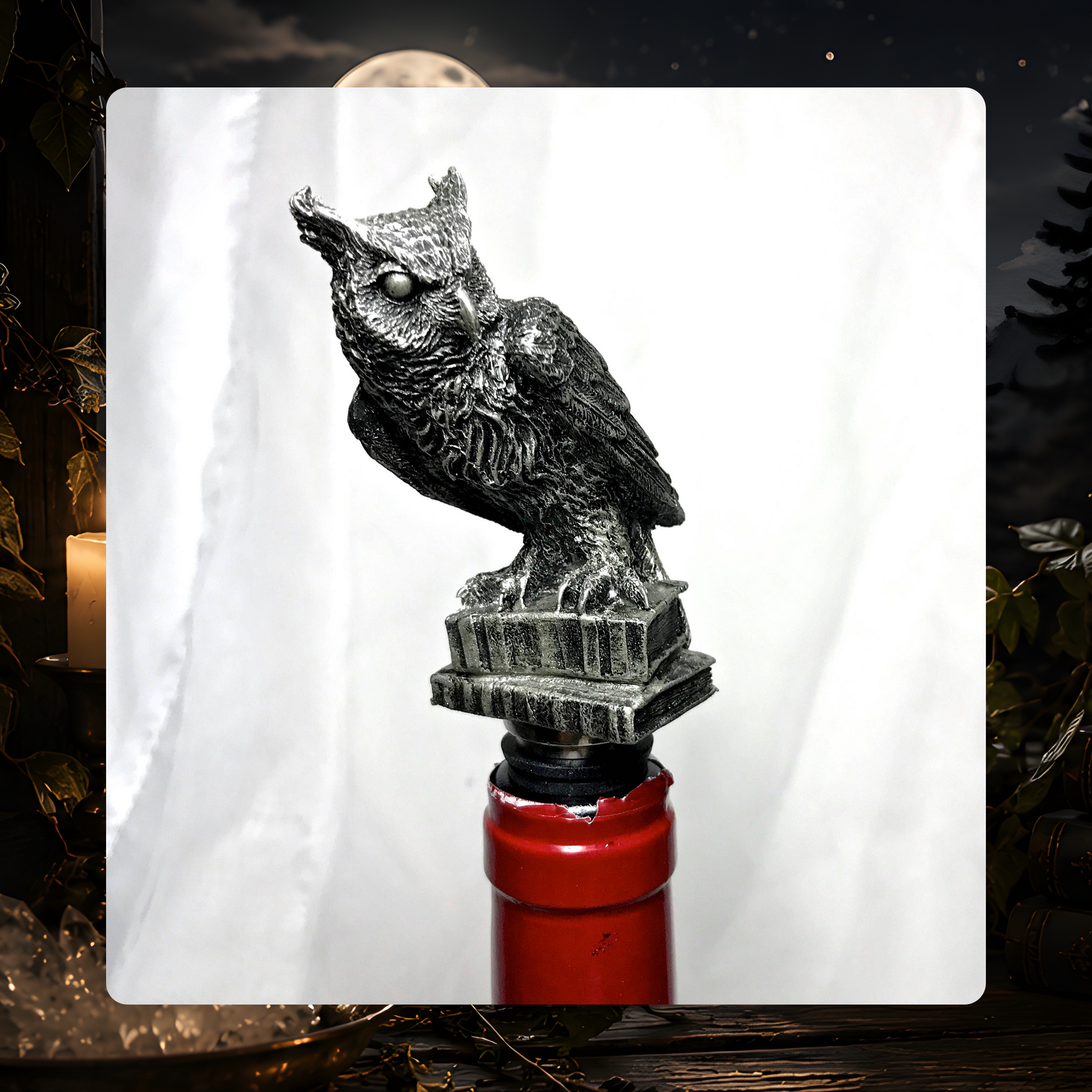 Horned Owl Wine Stopper