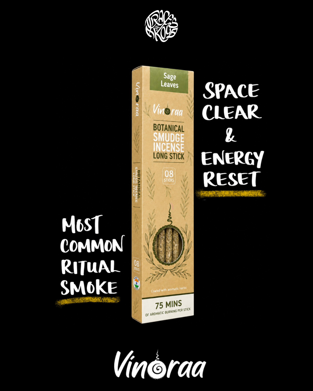 White Sage Incense Sticks - 8 Sticks