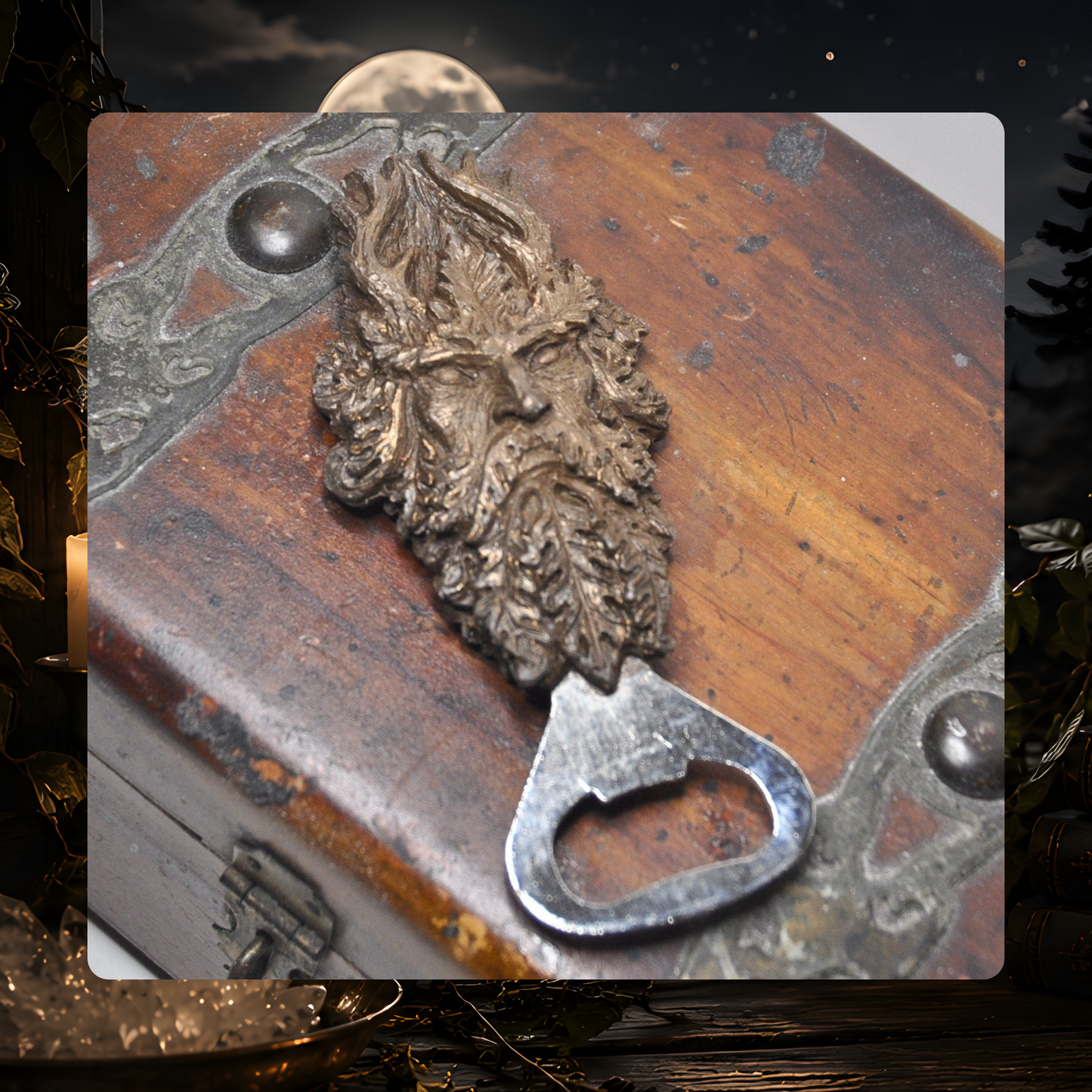 Green Man Bottle Opener