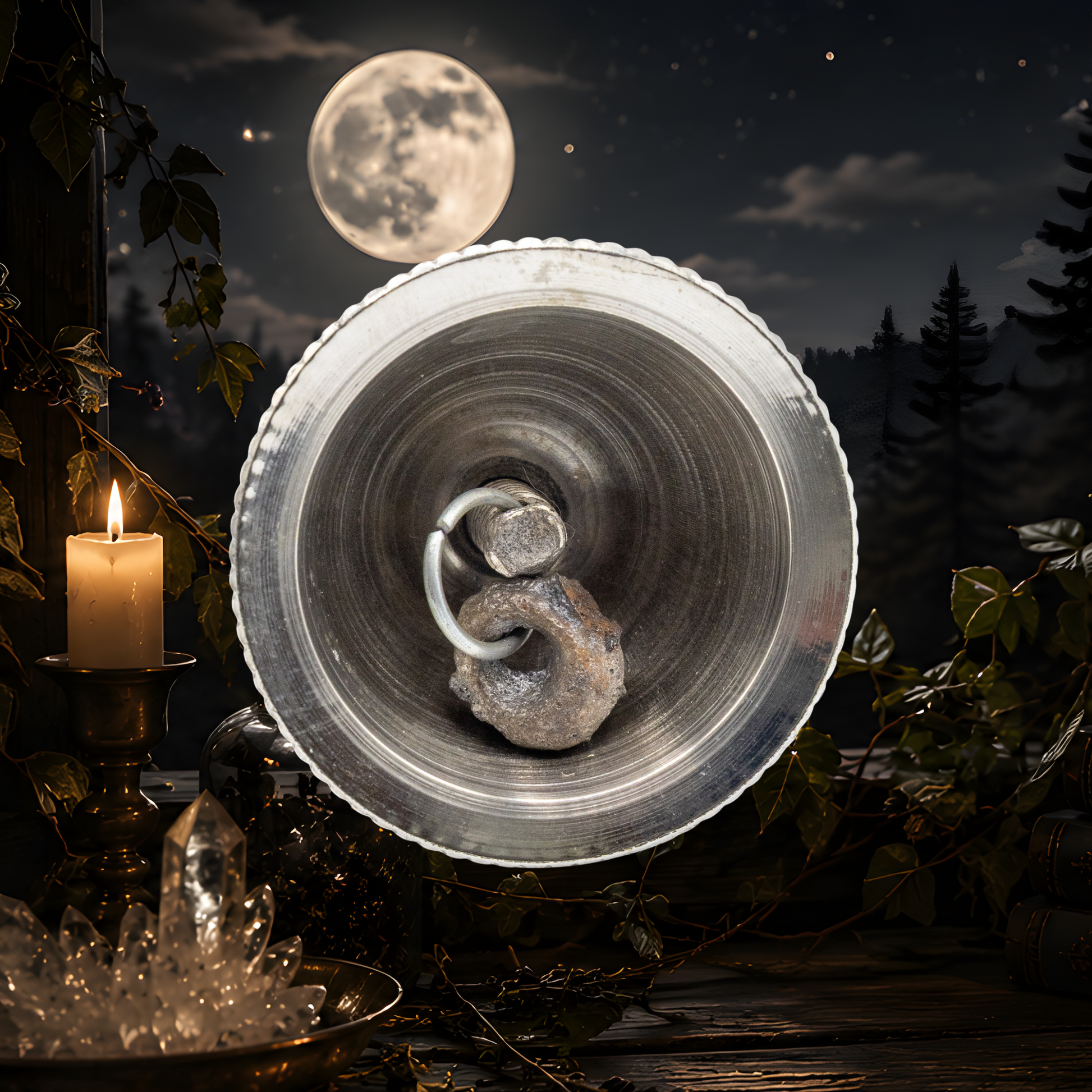 Triple Moon Altar Bell - 3 in.