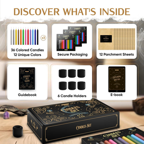 36-Piece Ritual Candle Kit
