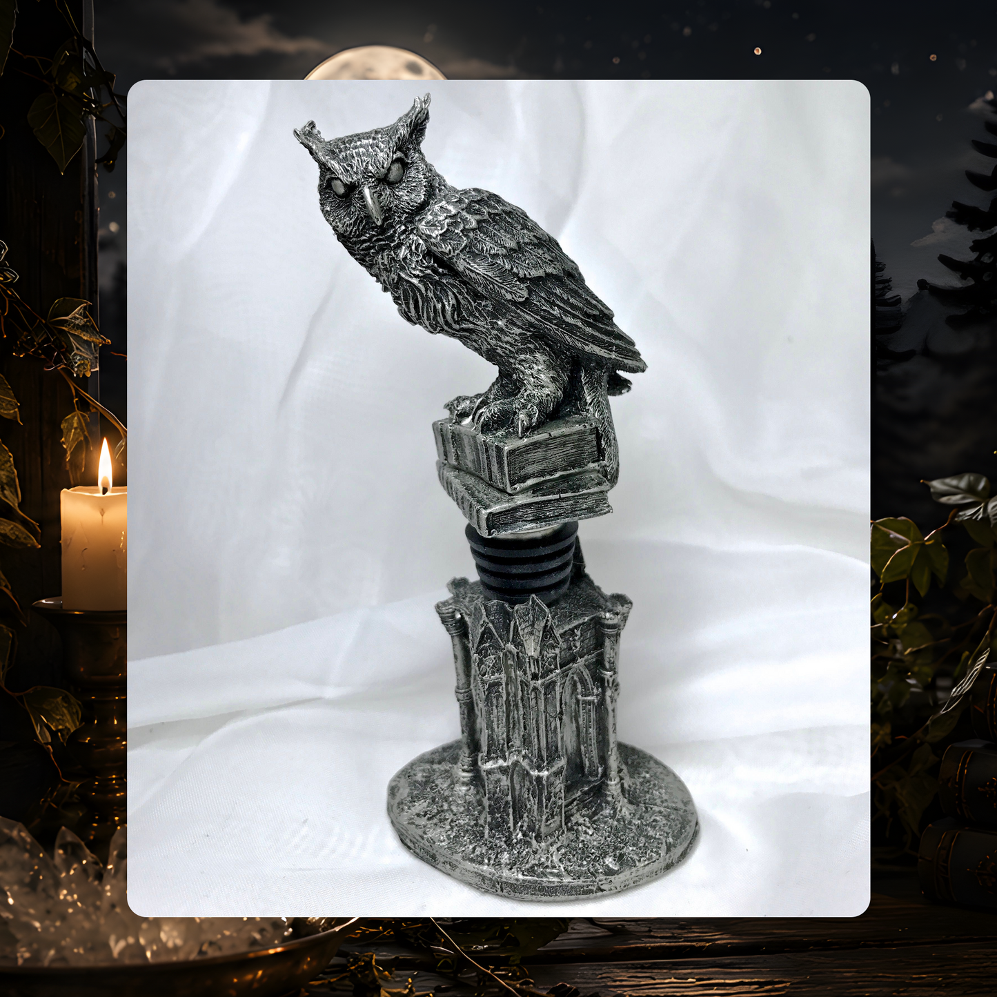 Horned Owl Wine Stopper
