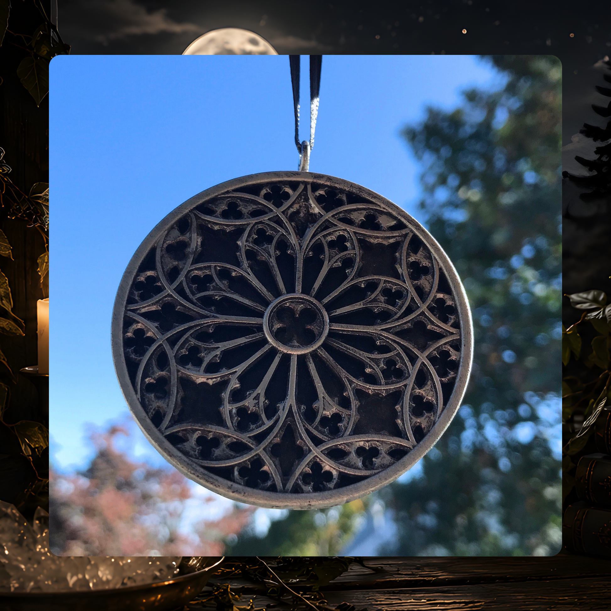 Gothic Cathedral Window Ornament