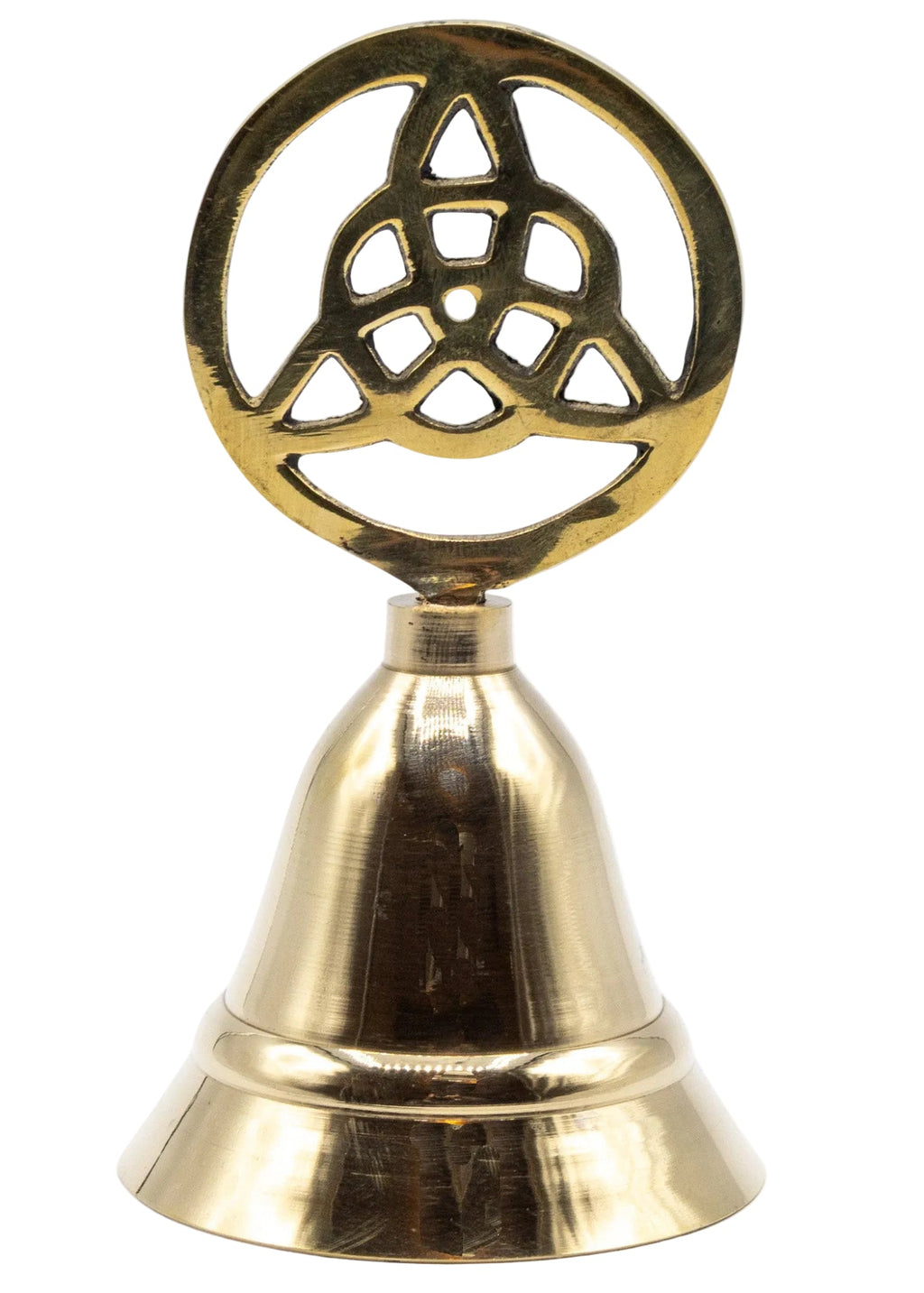 Brass Triquetra Altar Bell - 4 in.