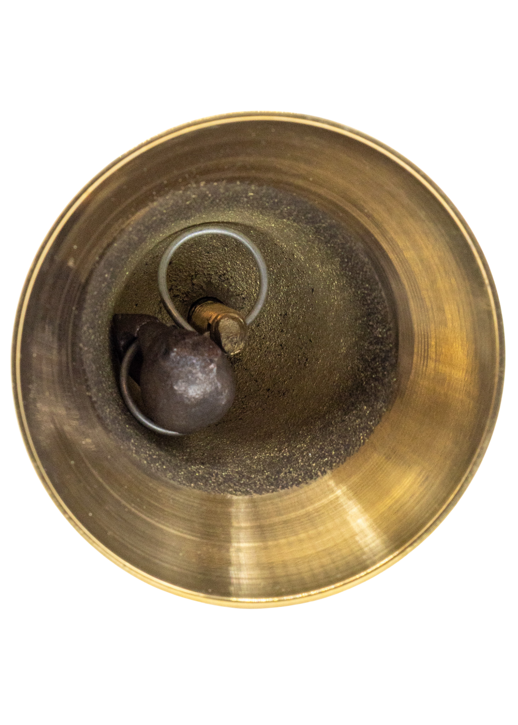 Brass Pentacle Altar Bell - 4 in.
