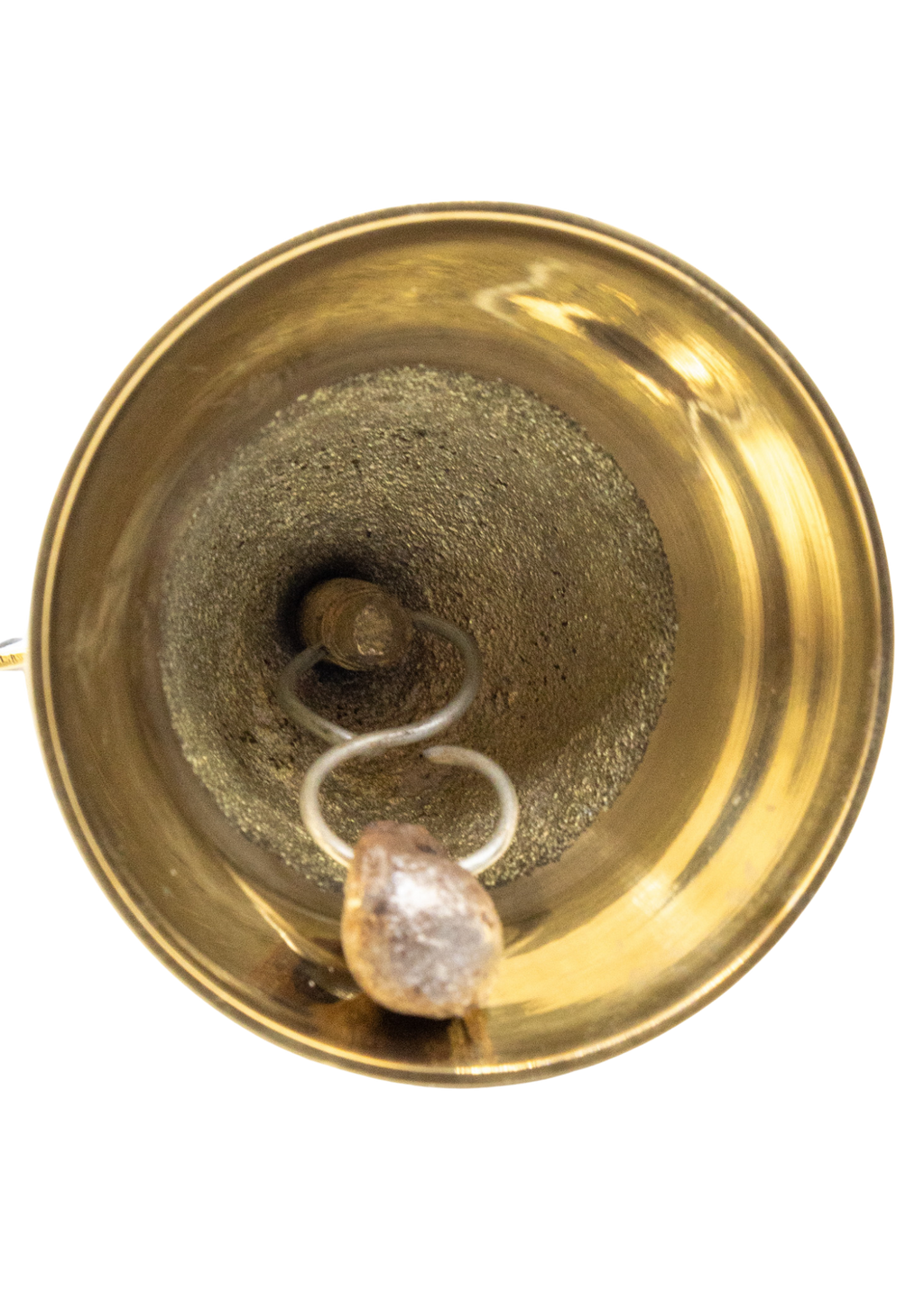 Brass Triple Moon Altar Bell - 4 in.