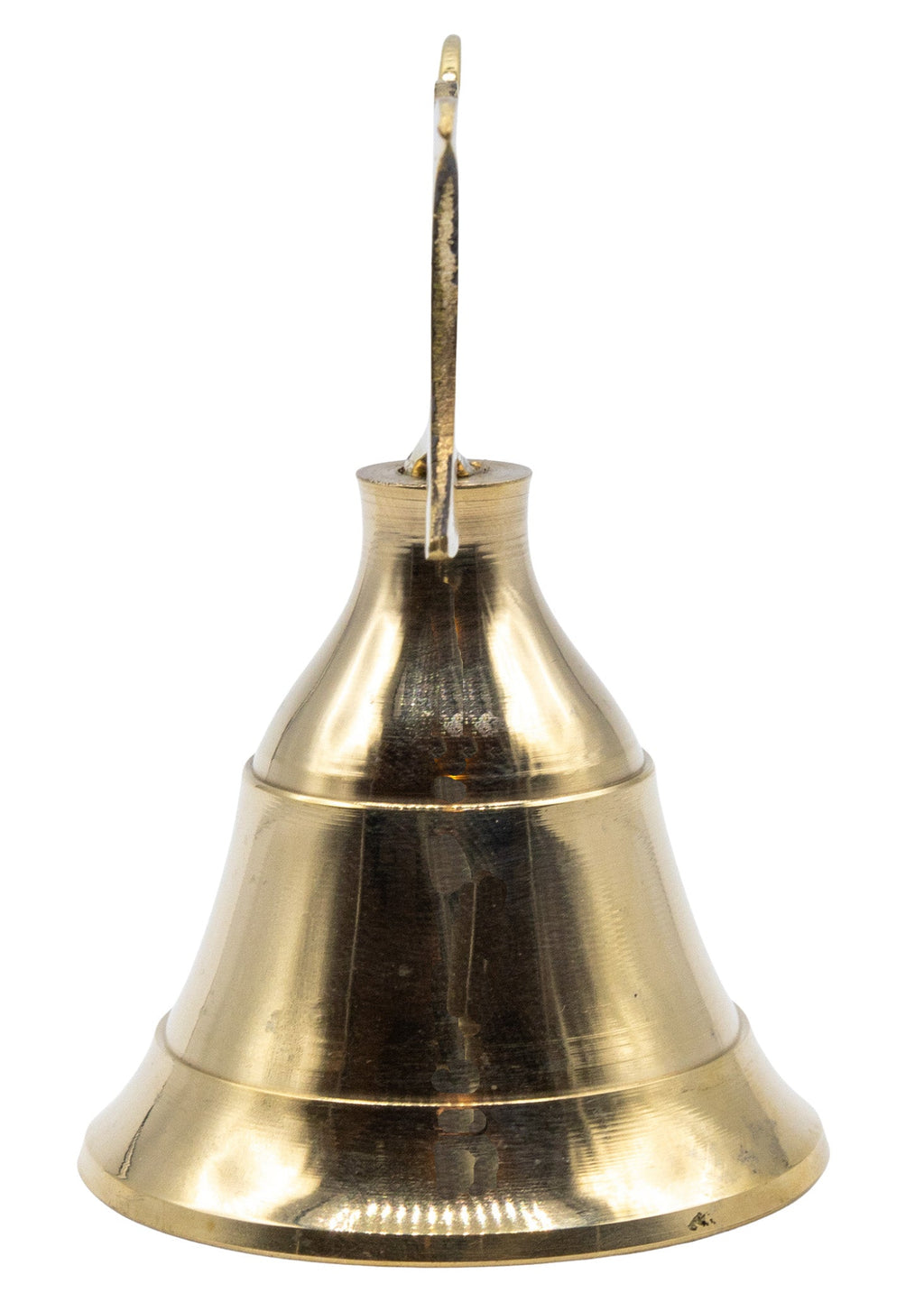 Brass Triple Moon Altar Bell - 4 in.