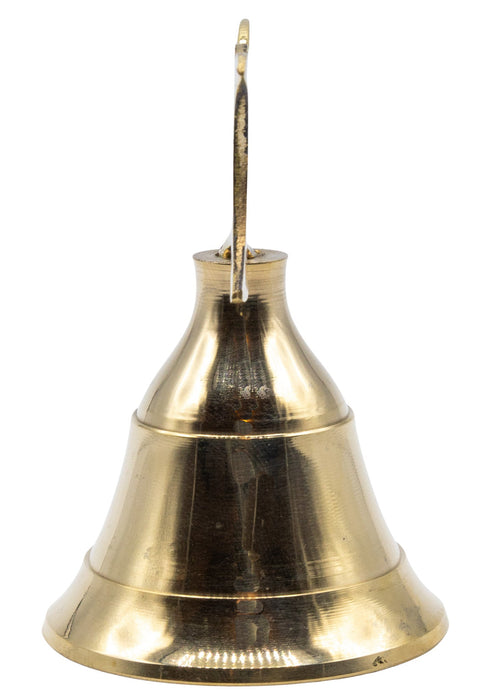 Brass Triple Moon Altar Bell - 4 in.