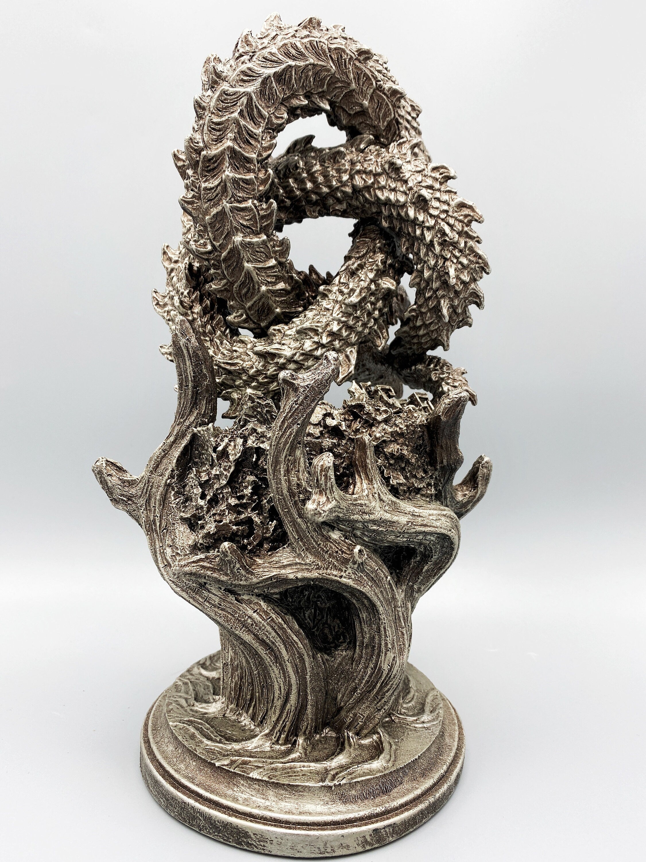 Ouroboros World Serpent Statue