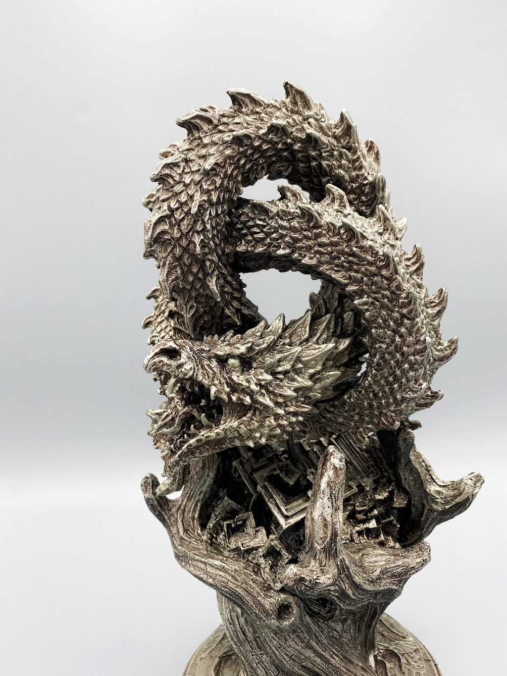 Ouroboros World Serpent Statue