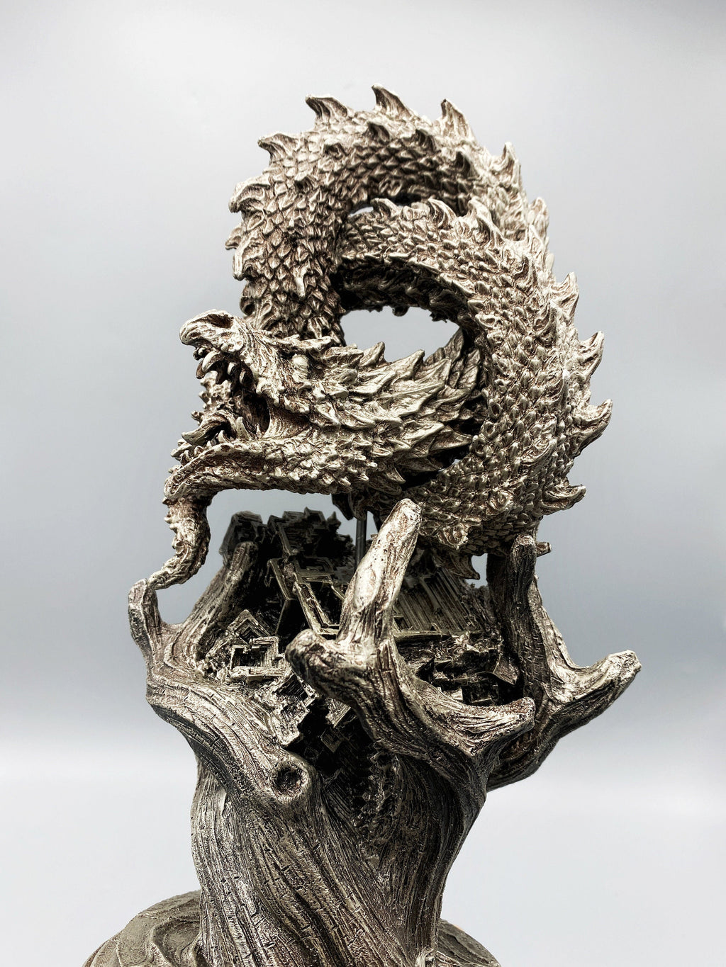 Ouroboros World Serpent Statue