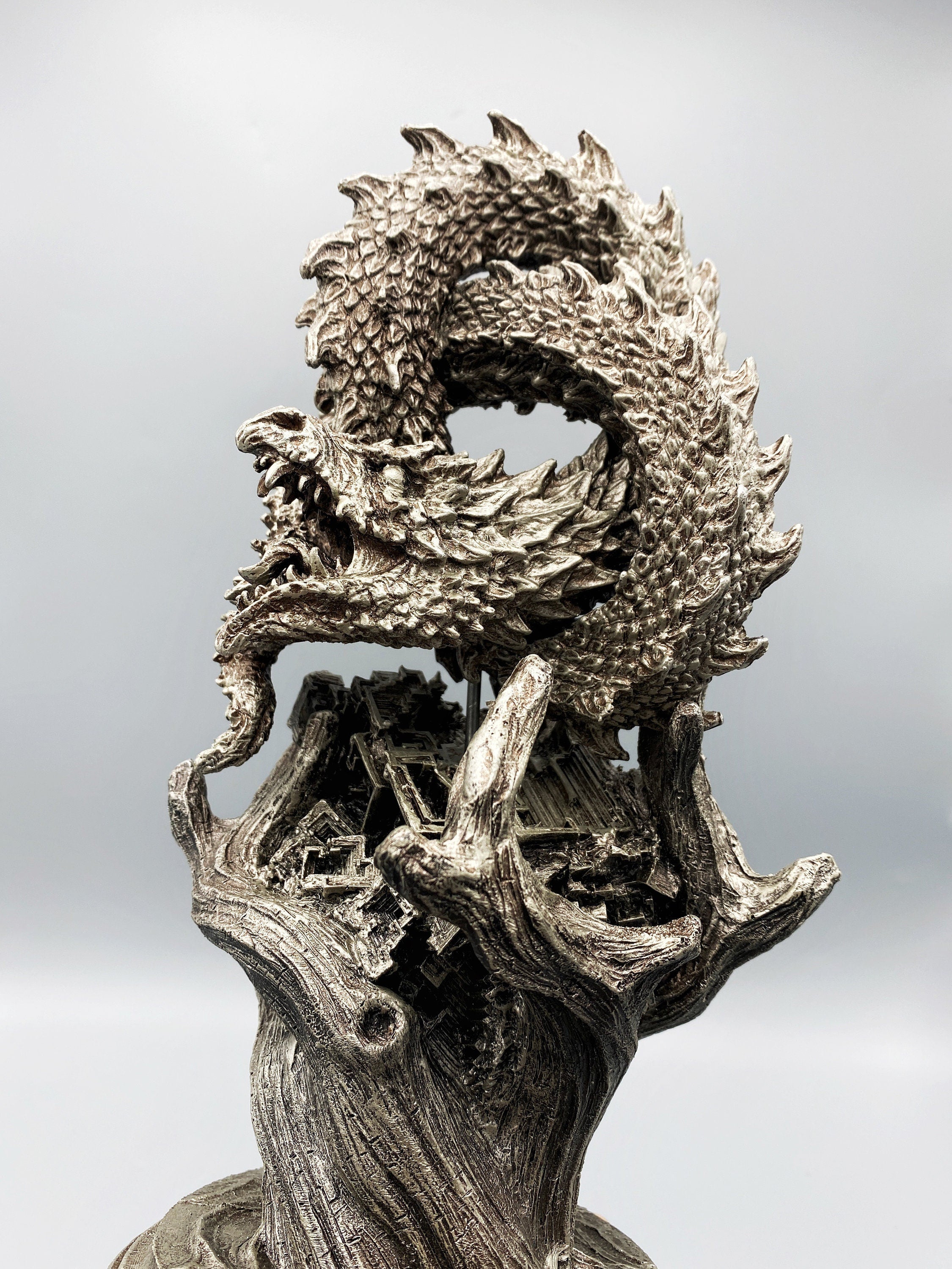 Ouroboros World Serpent Statue