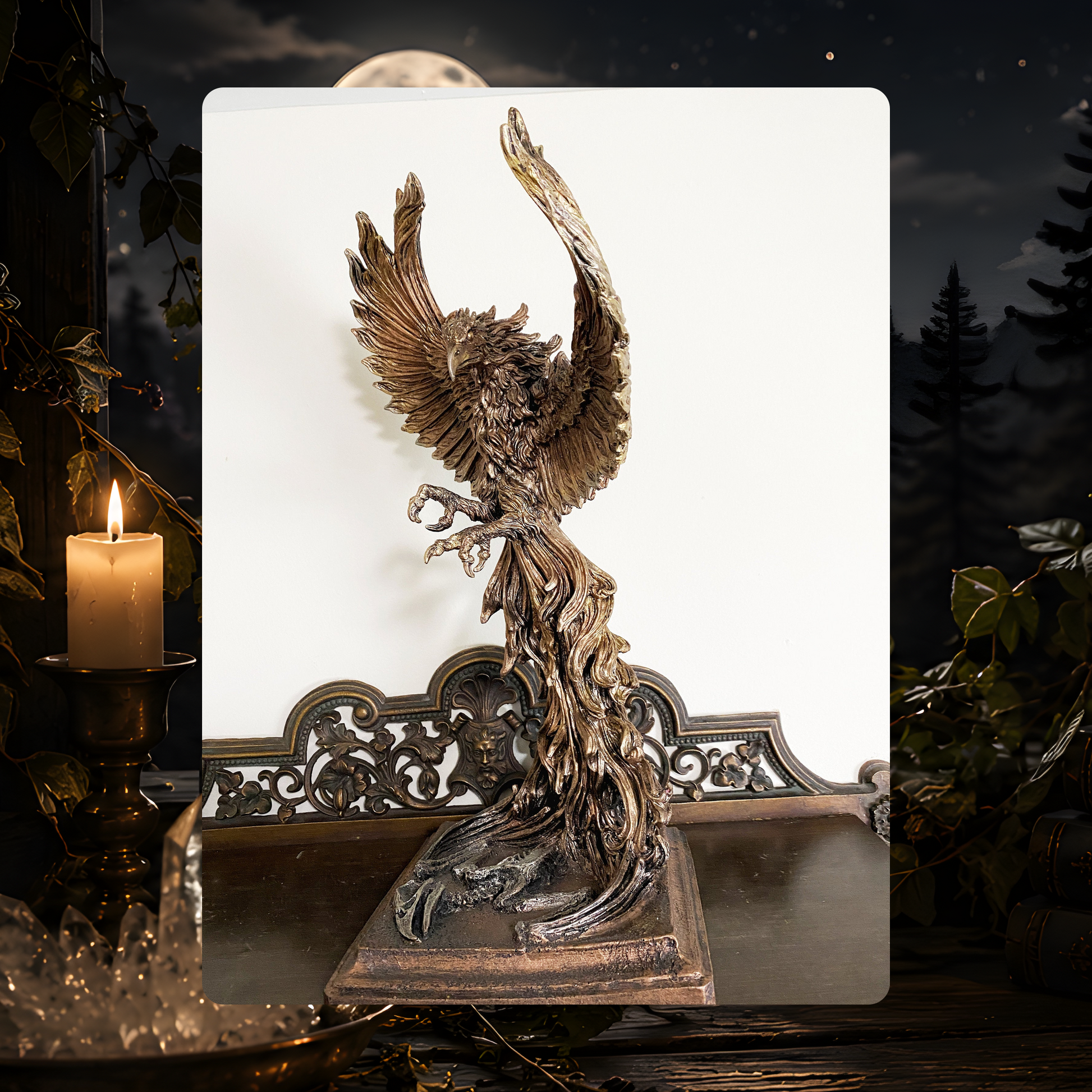 Phoenix Rising Statue