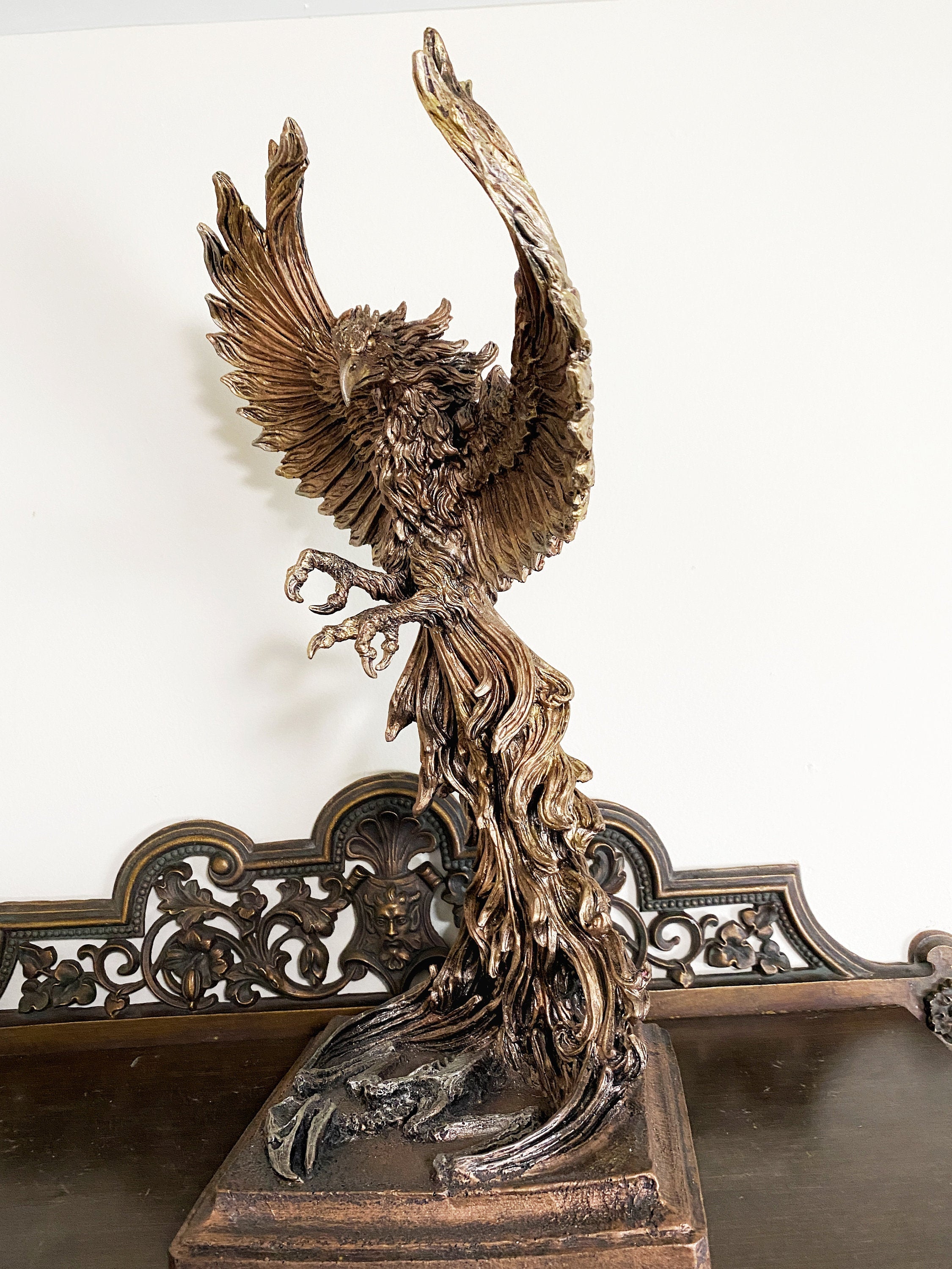 Phoenix Rising Statue