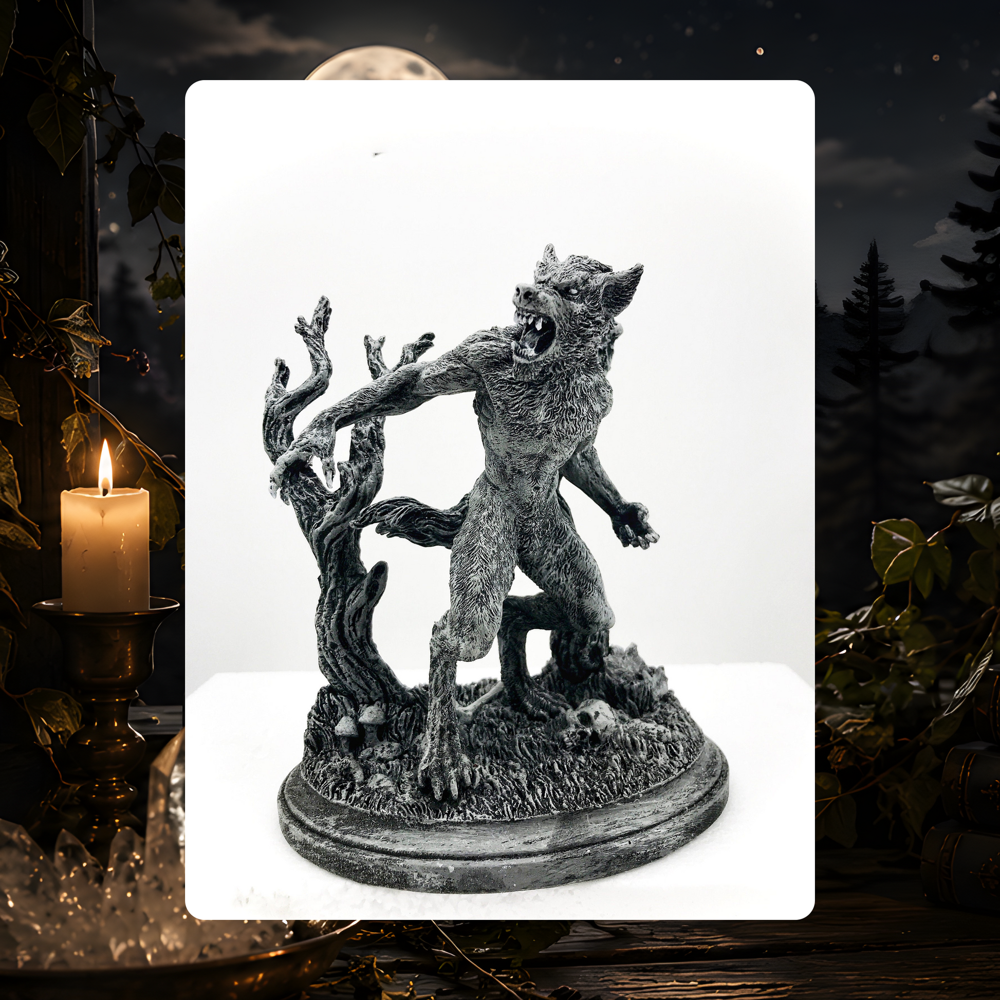 Werewolf Statue