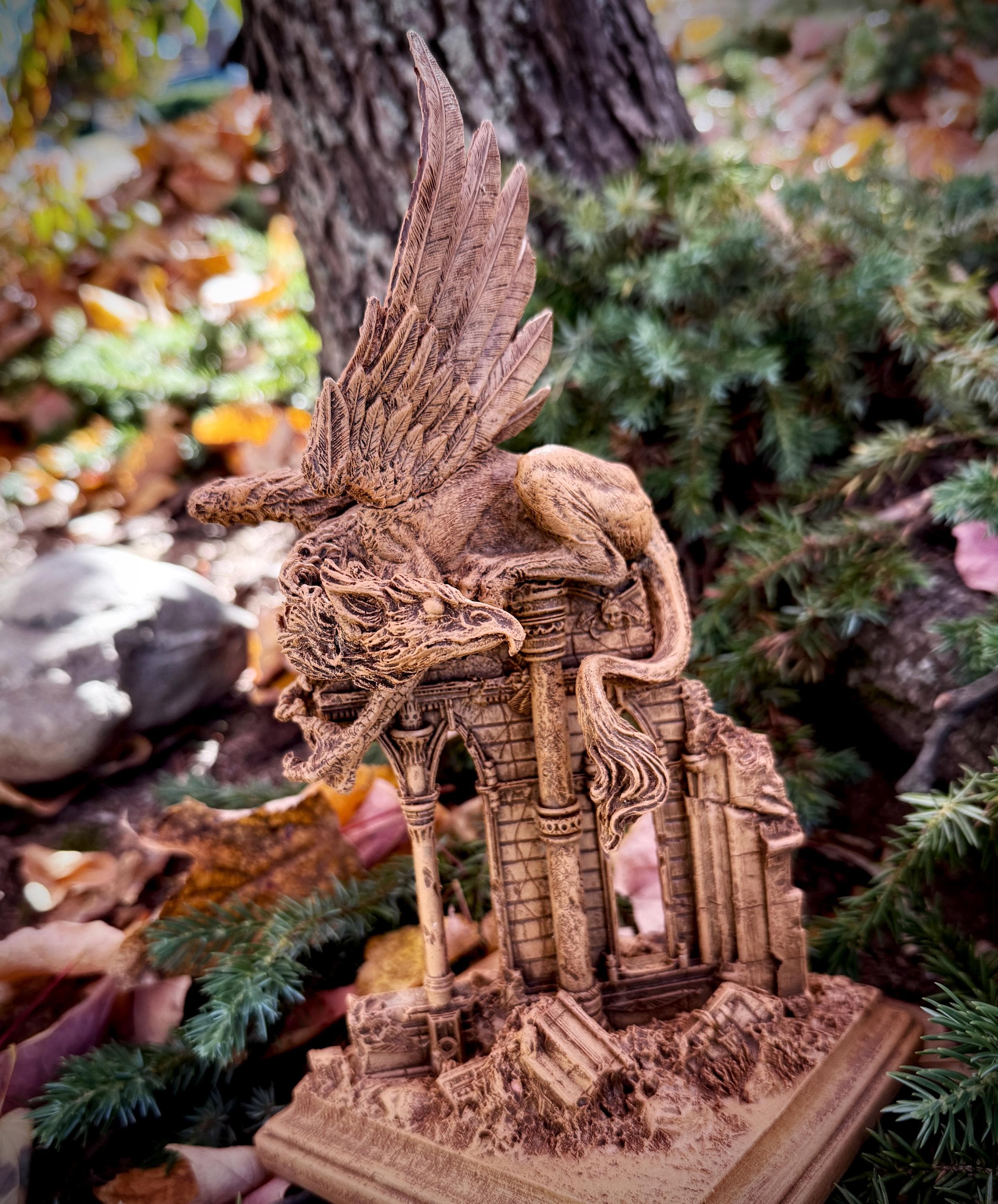 Griffin Guardian Statue