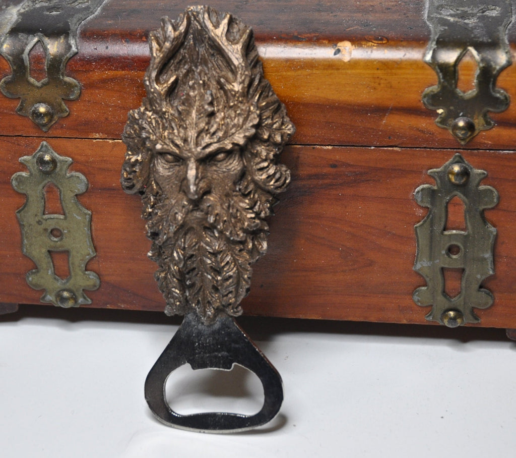 Green Man Bottle Opener