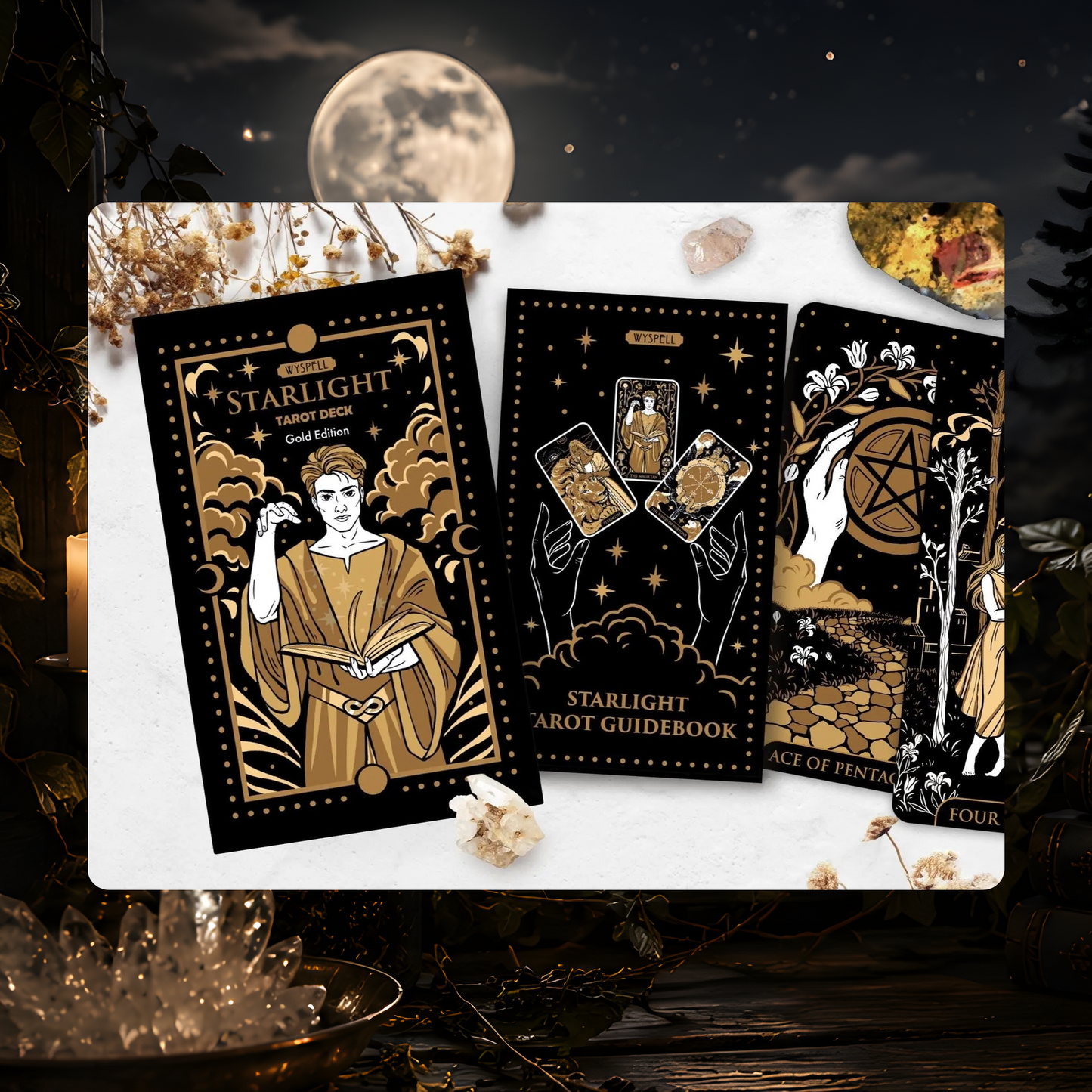Starlight Gold Tarot Deck