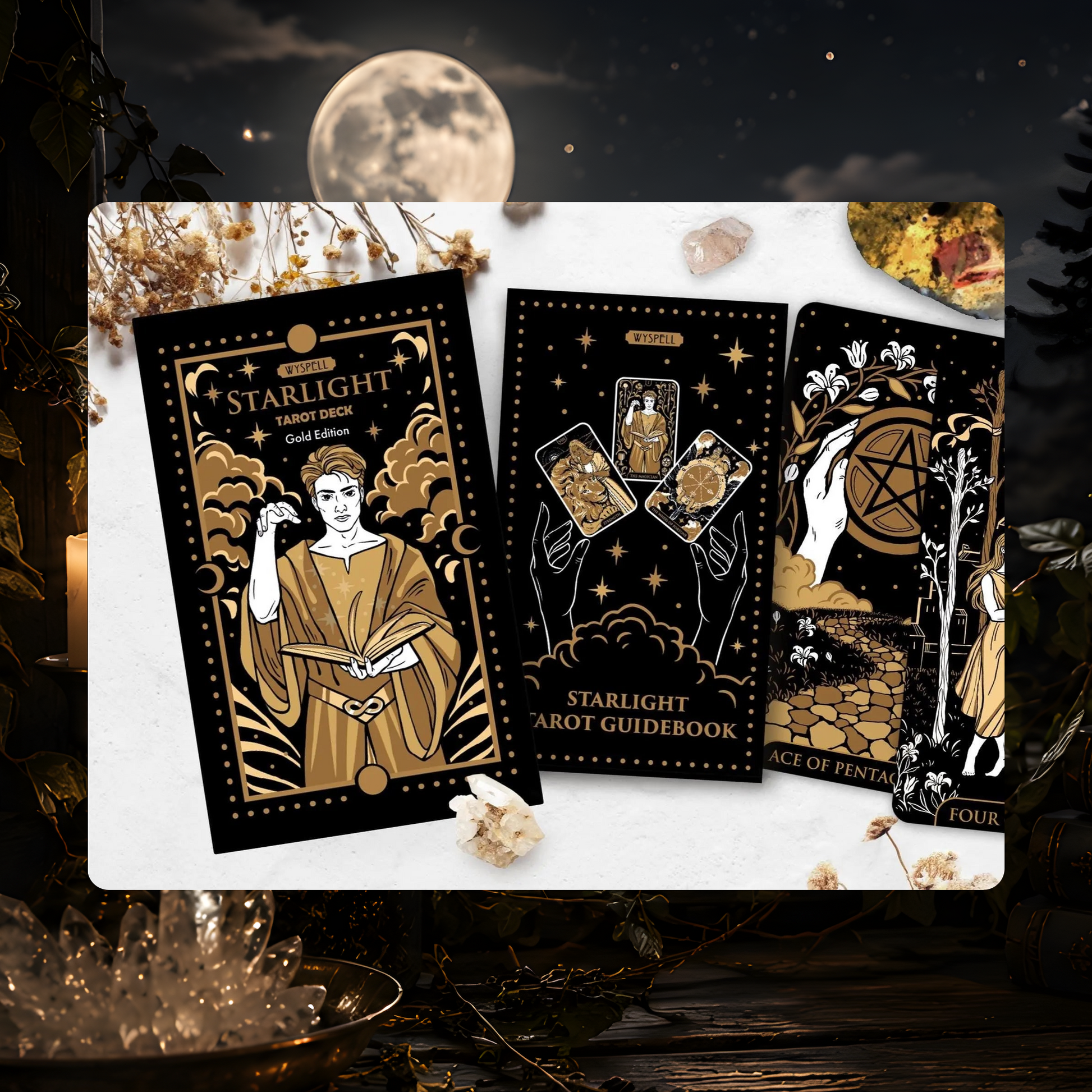Starlight Gold Tarot Deck