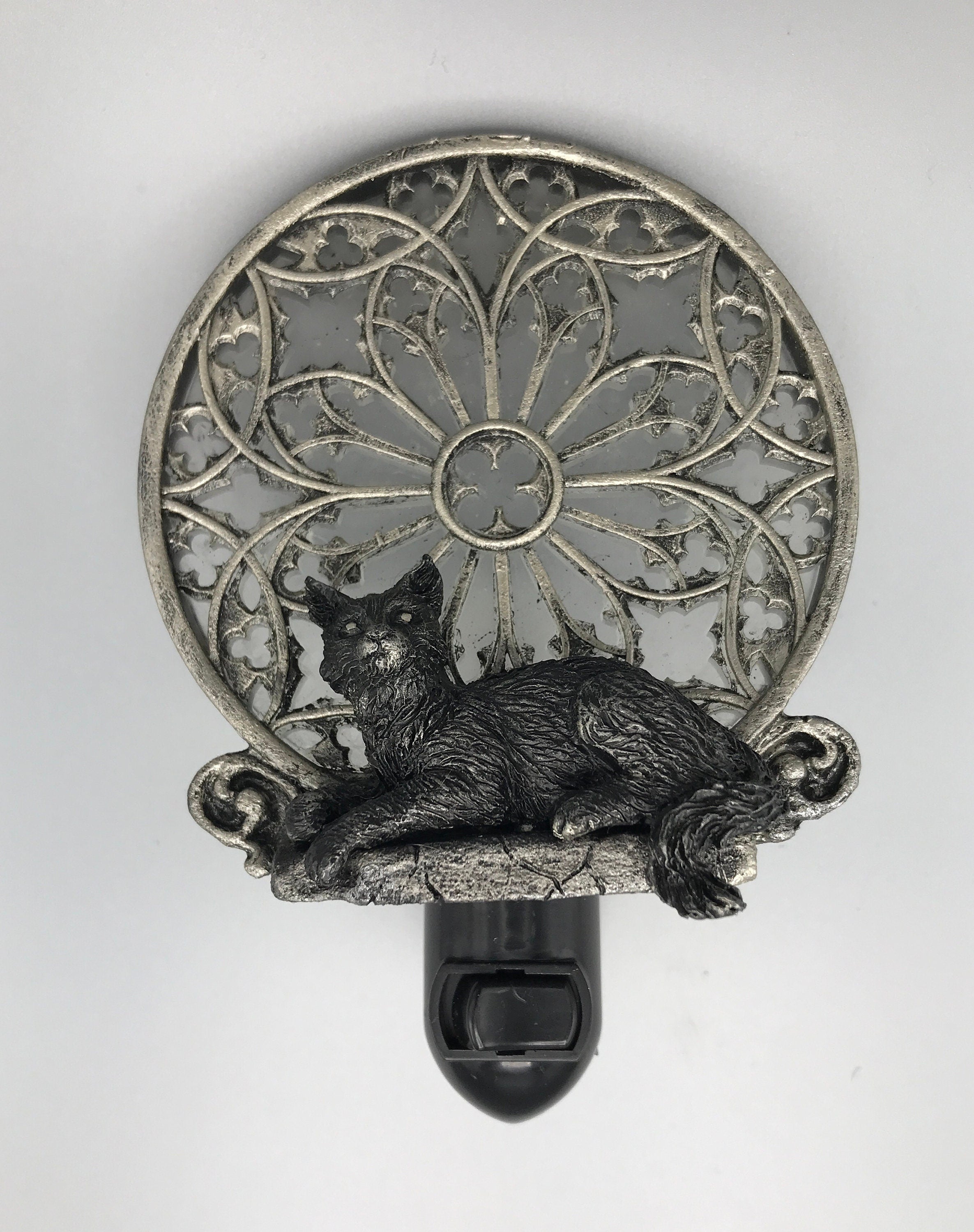 Gothic Cat Cathedral Nightlight