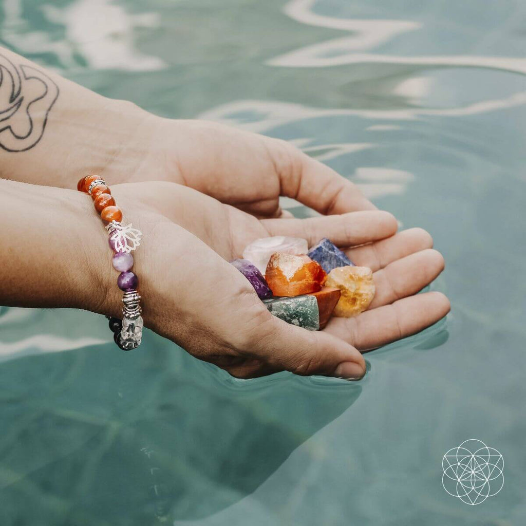 7 Chakra Bracelet & Stone Set
