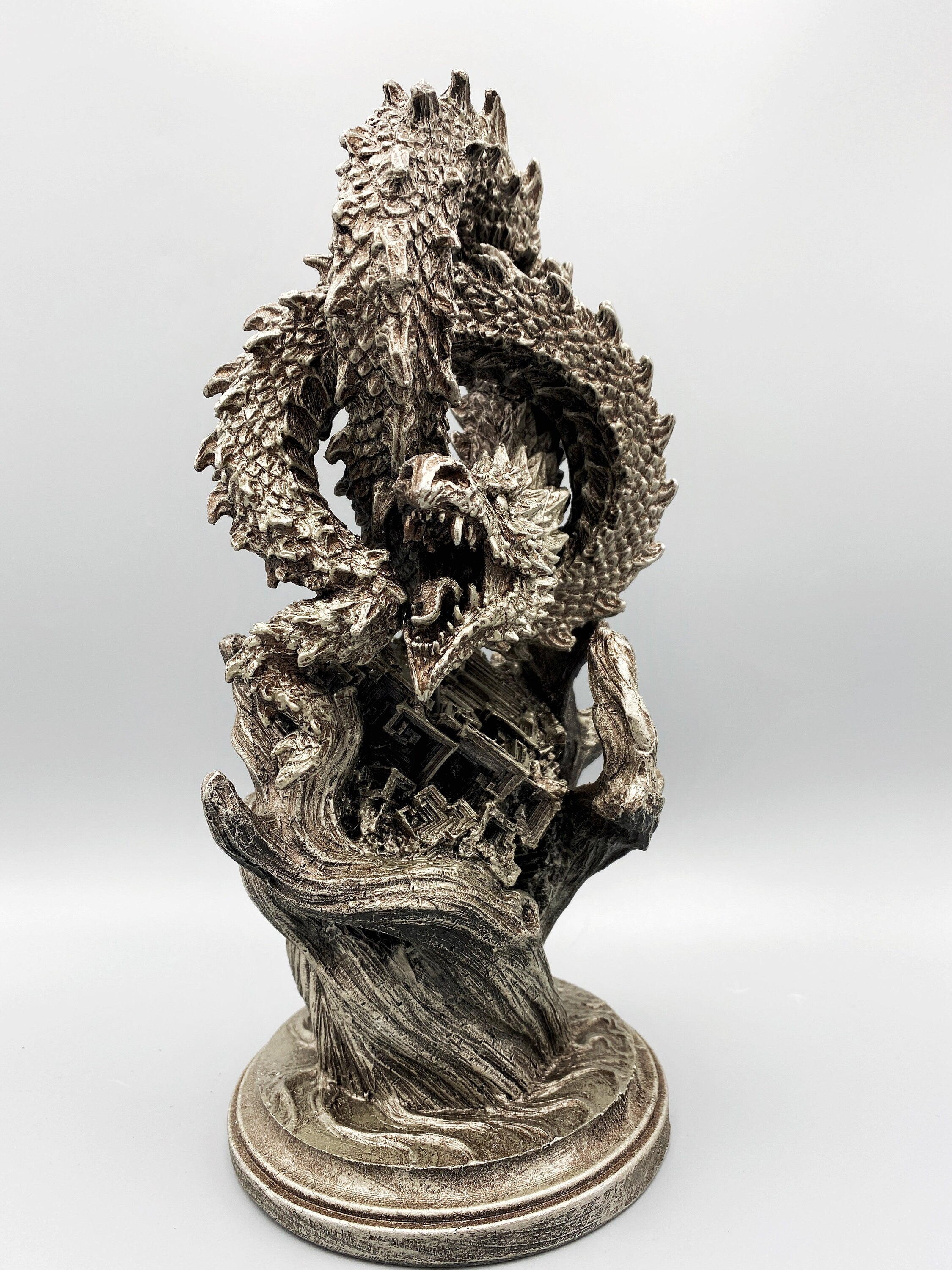 Ouroboros World Serpent Statue