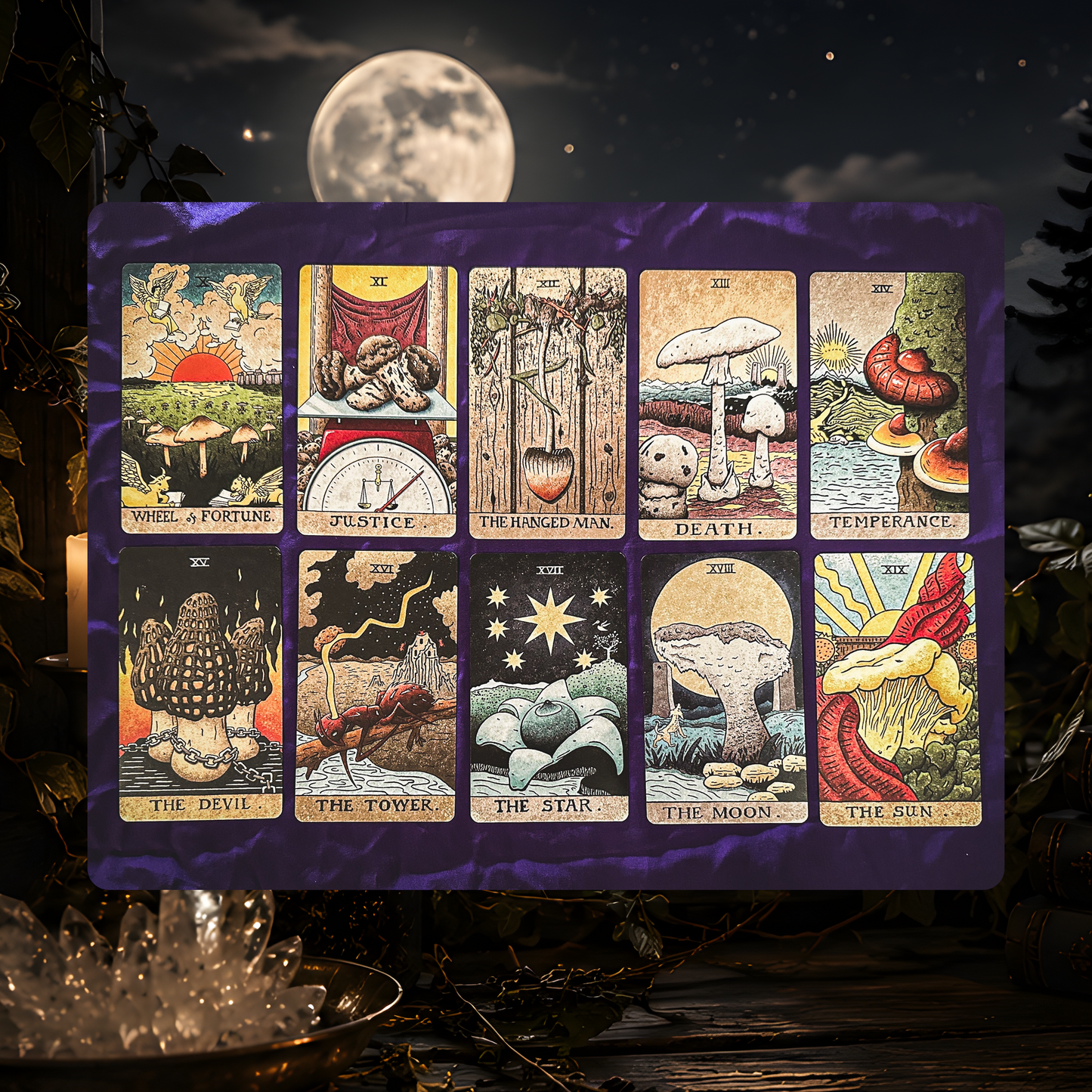 The Mushroom Hunter's Arcanum Tarot Deck