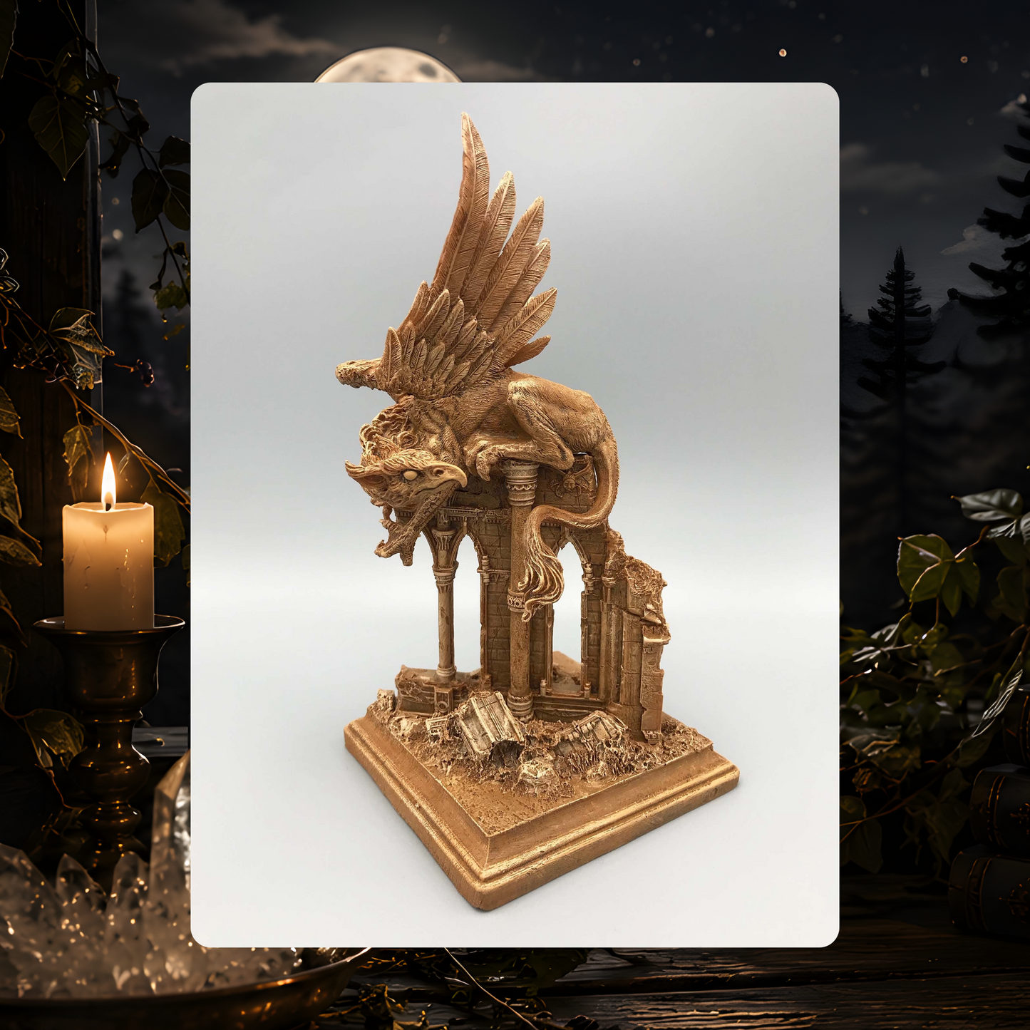 Griffin Guardian Statue