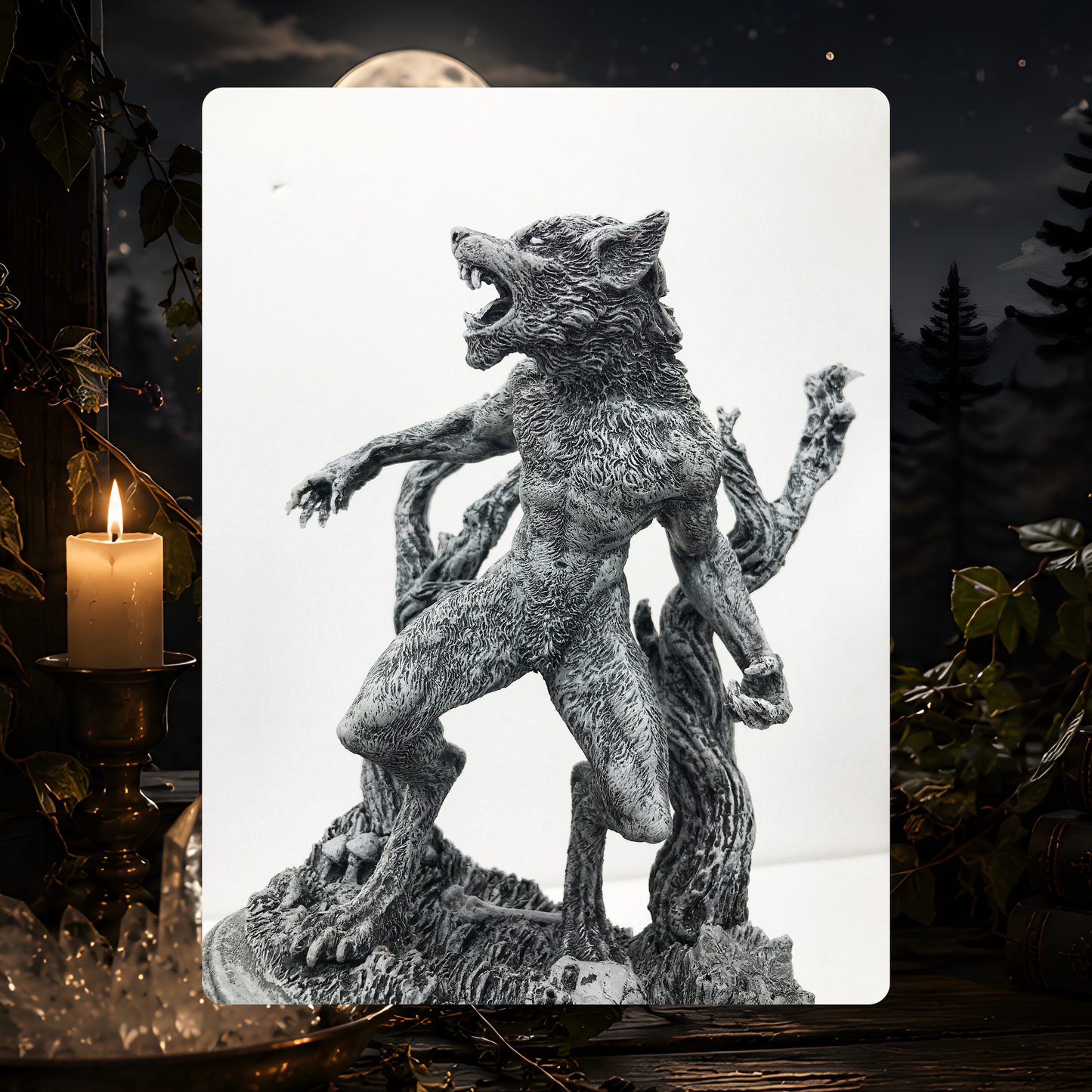 Werewolf Statue
