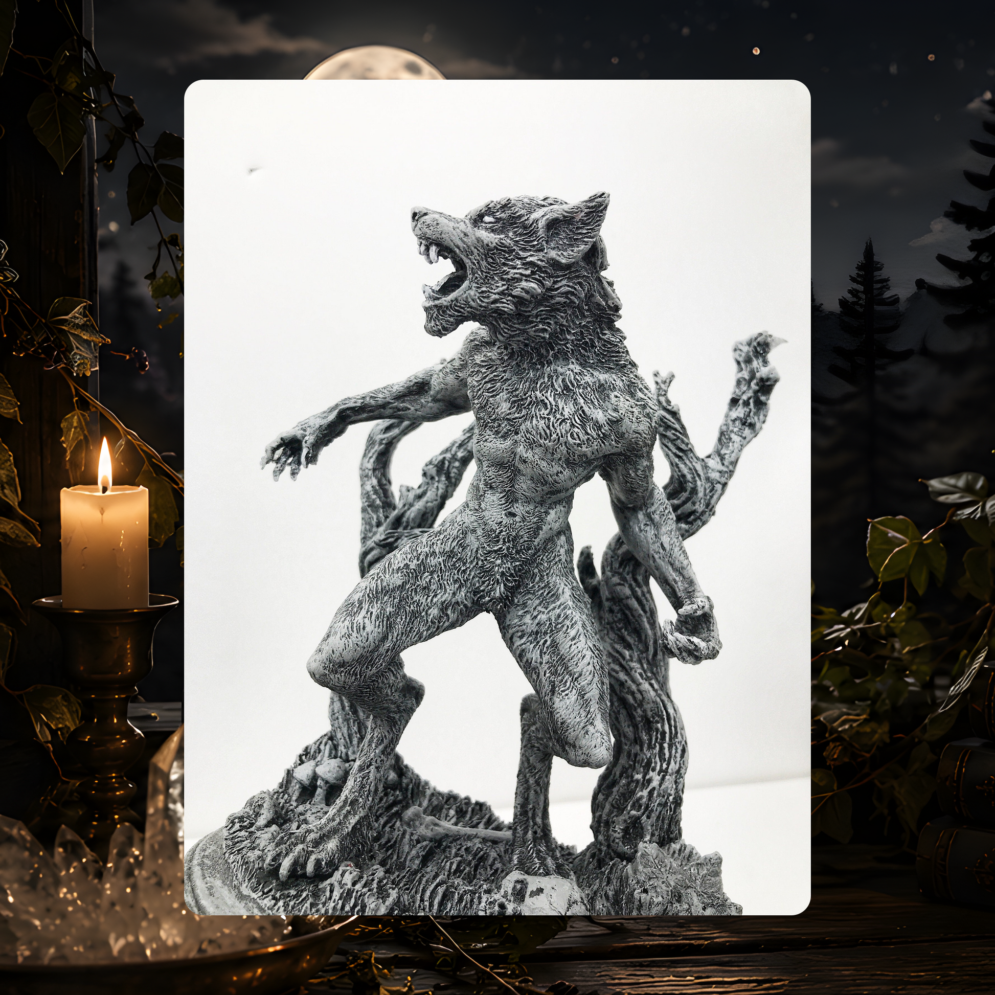 Werewolf Statue