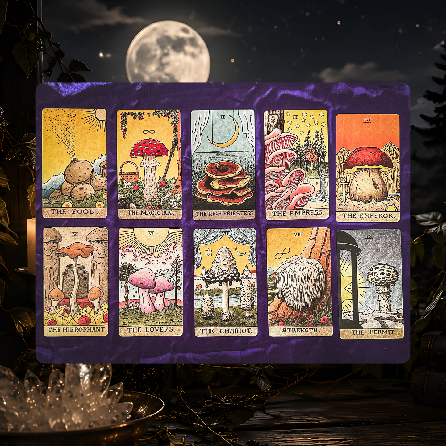 The Mushroom Hunter's Arcanum Tarot Deck