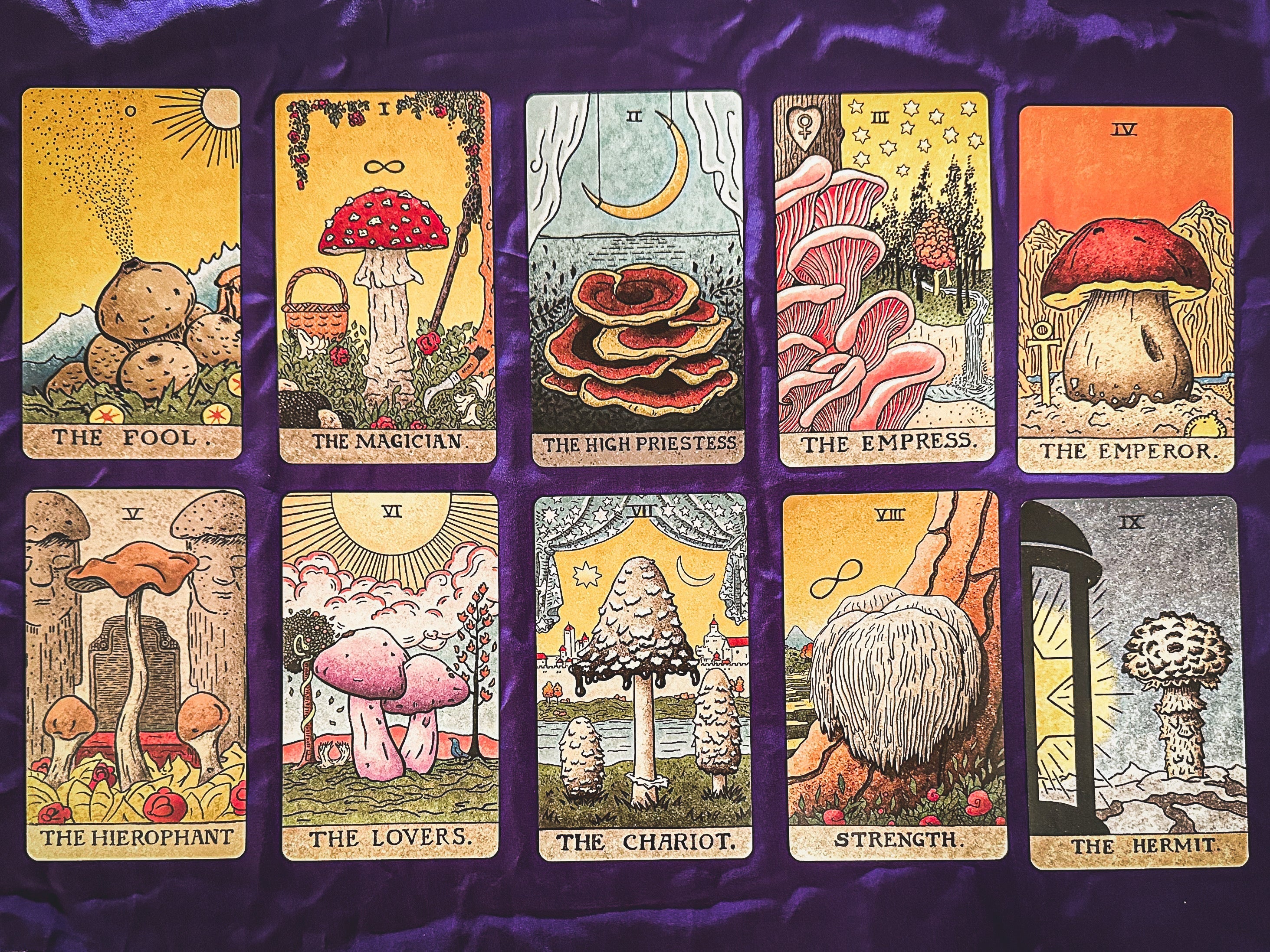 The Mushroom Hunter's Arcanum Tarot Deck